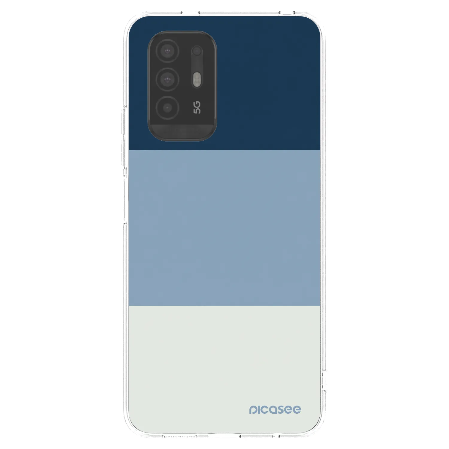 Picasee husă transparentă din silicon pentru OPPO A94 5G - Coastal Blue
