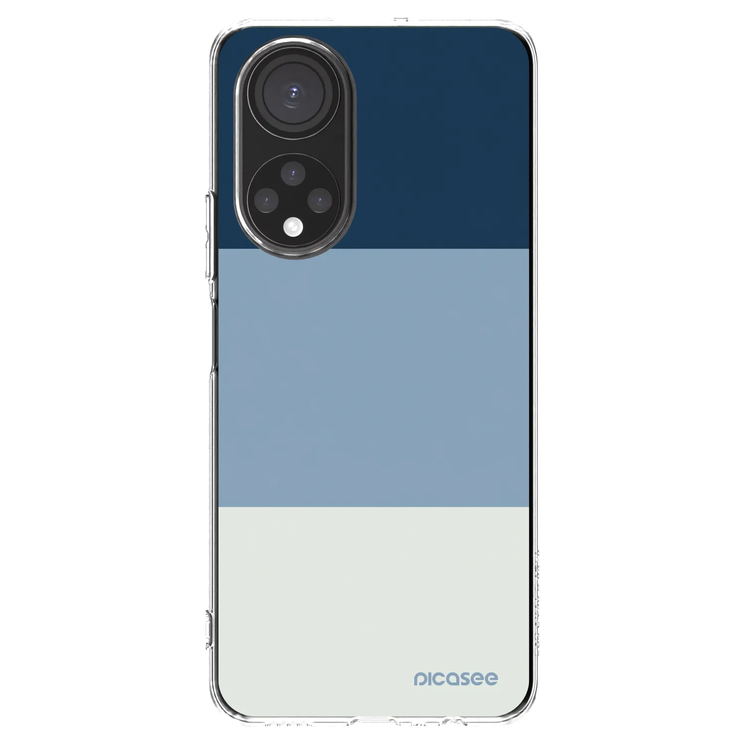 Picasee husă transparentă din silicon pentru Honor X7 - Coastal Blue
