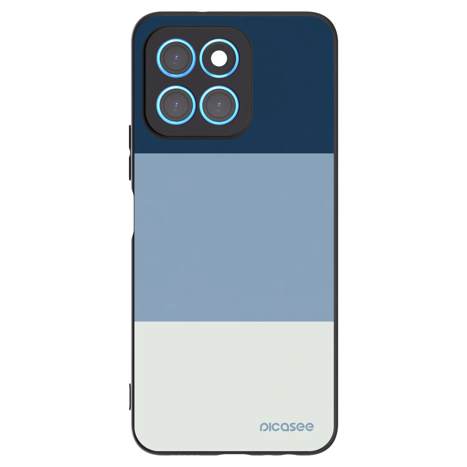 Picasee husă neagră din silicon pentru Honor X6 - Coastal Blue