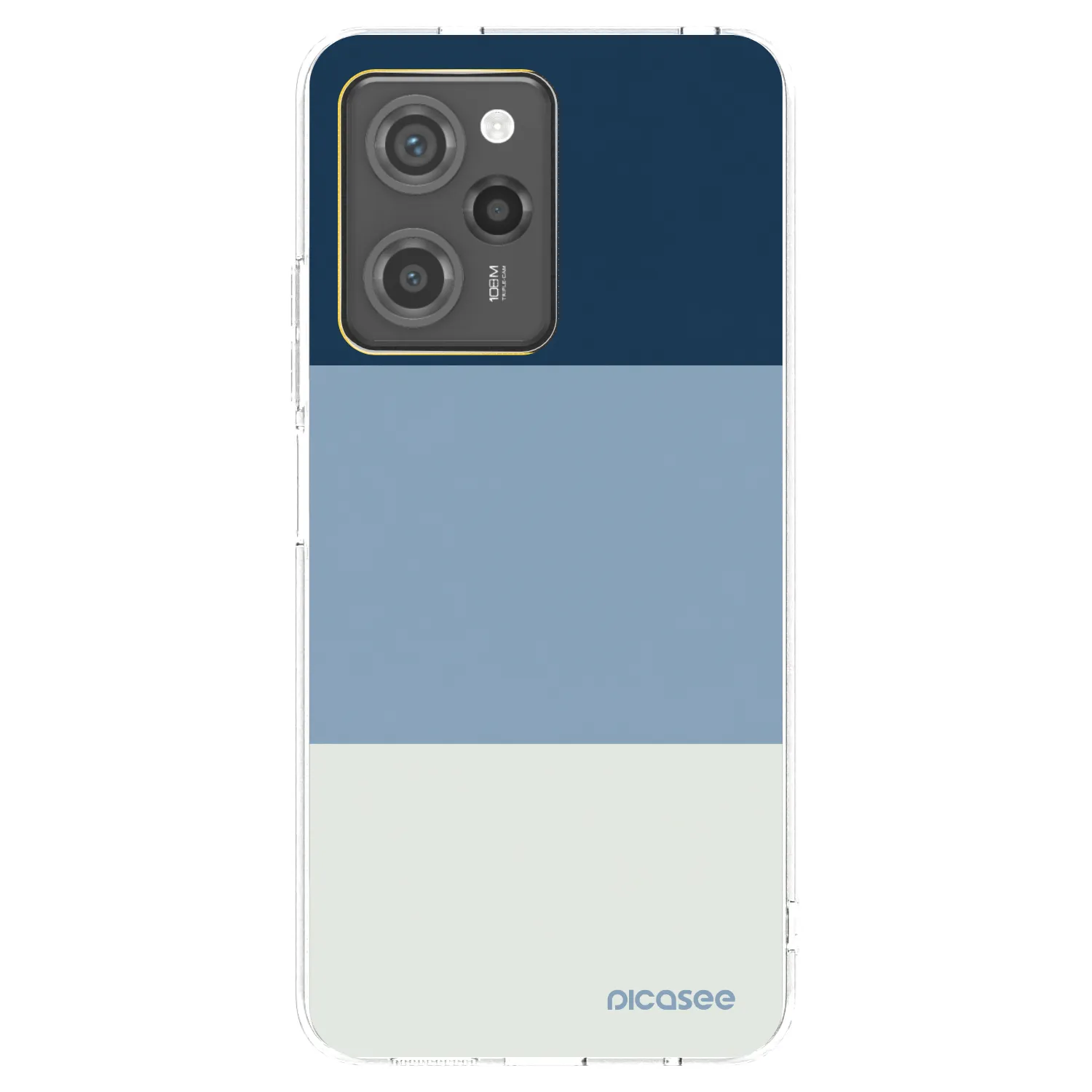 Picasee husă transparentă din silicon pentru Xiaomi Poco X5 Pro - Coastal Blue