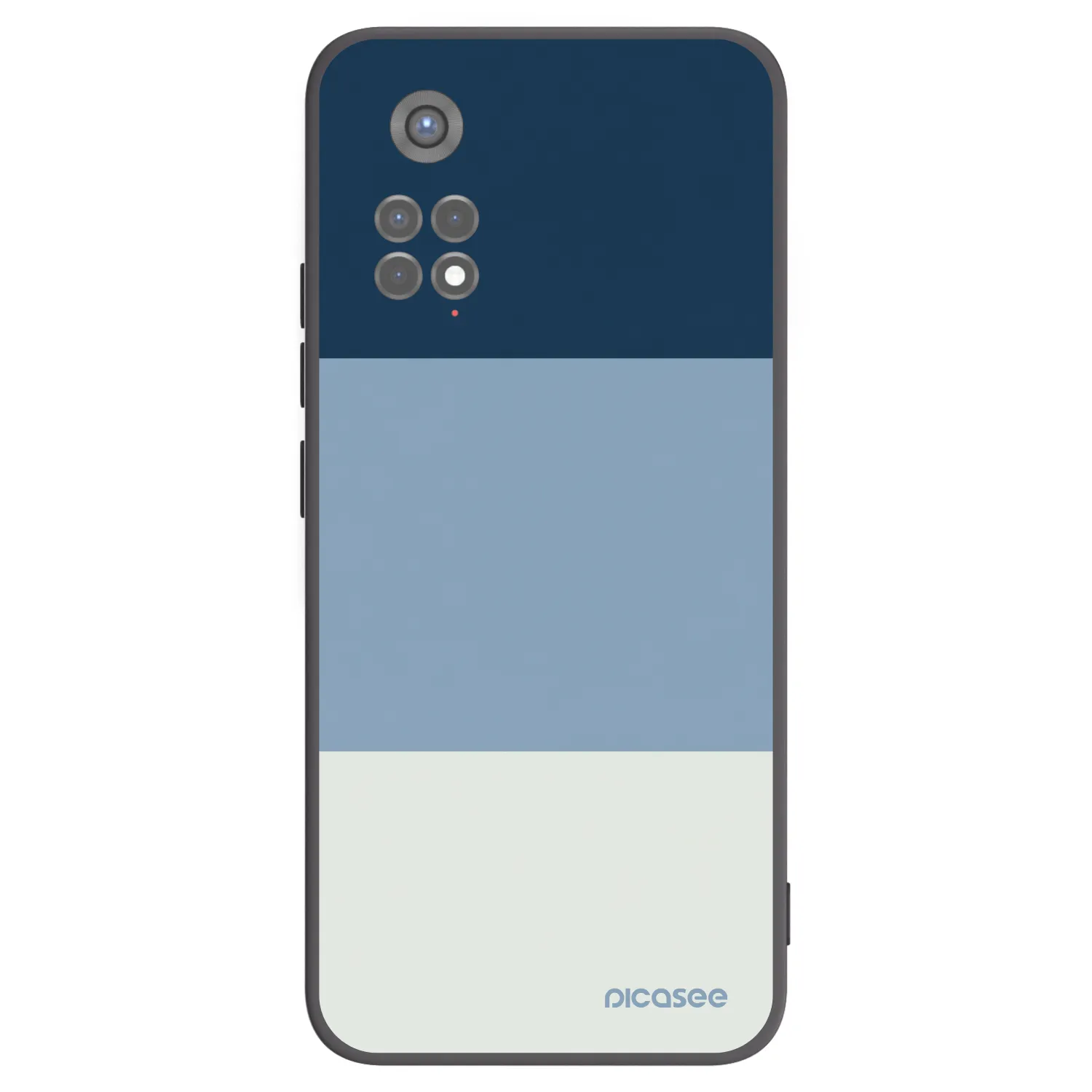 Picasee husă neagră din silicon pentru Xiaomi Redmi Note 11S 5G - Coastal Blue