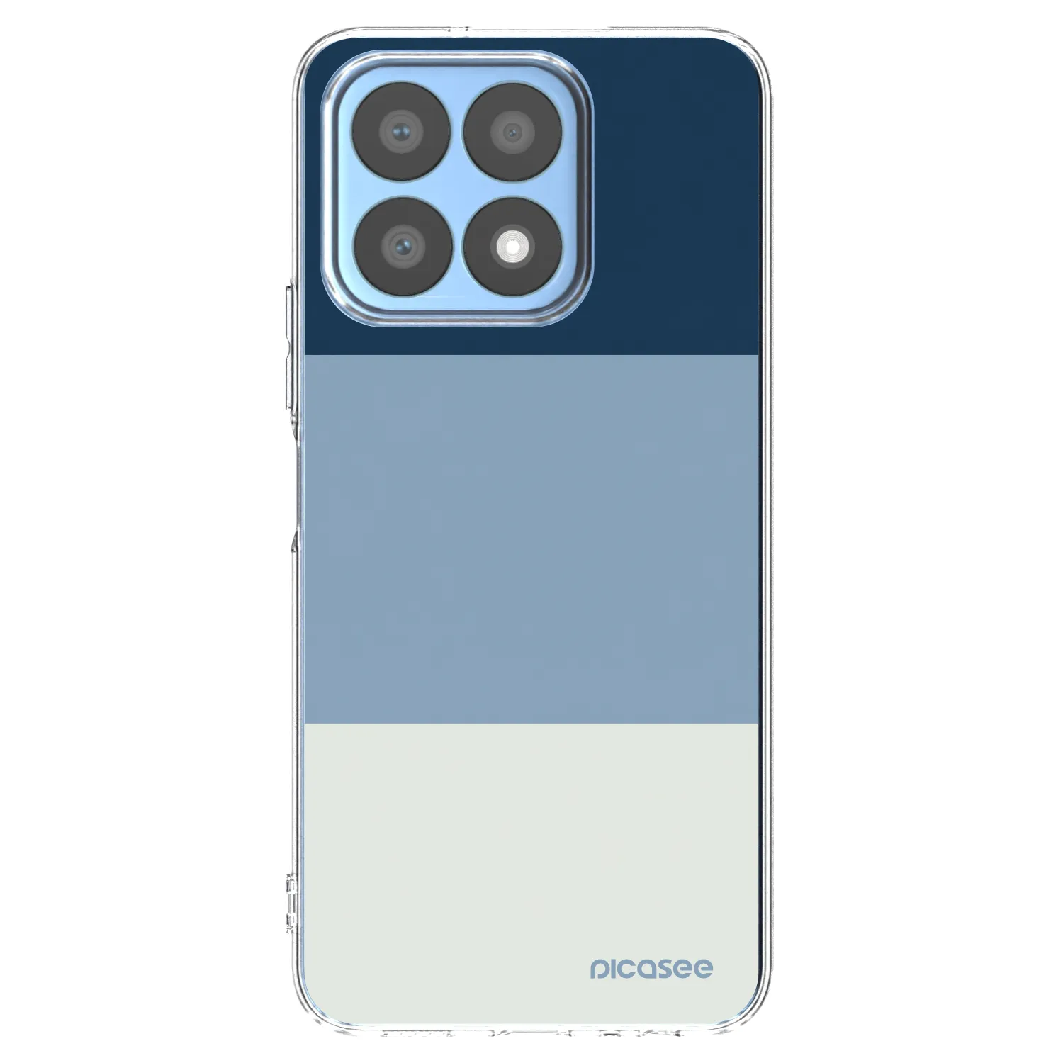 Picasee husă transparentă din silicon pentru Honor X8a - Coastal Blue