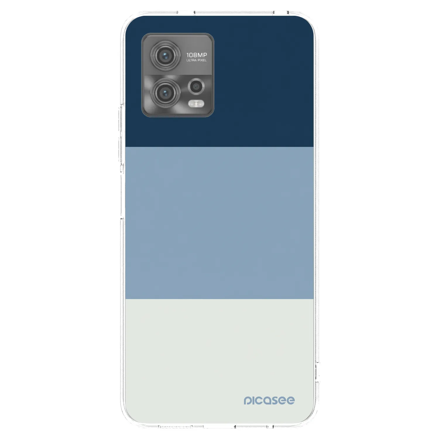 Picasee husă transparentă din silicon pentru Motorola Moto G72 - Coastal Blue