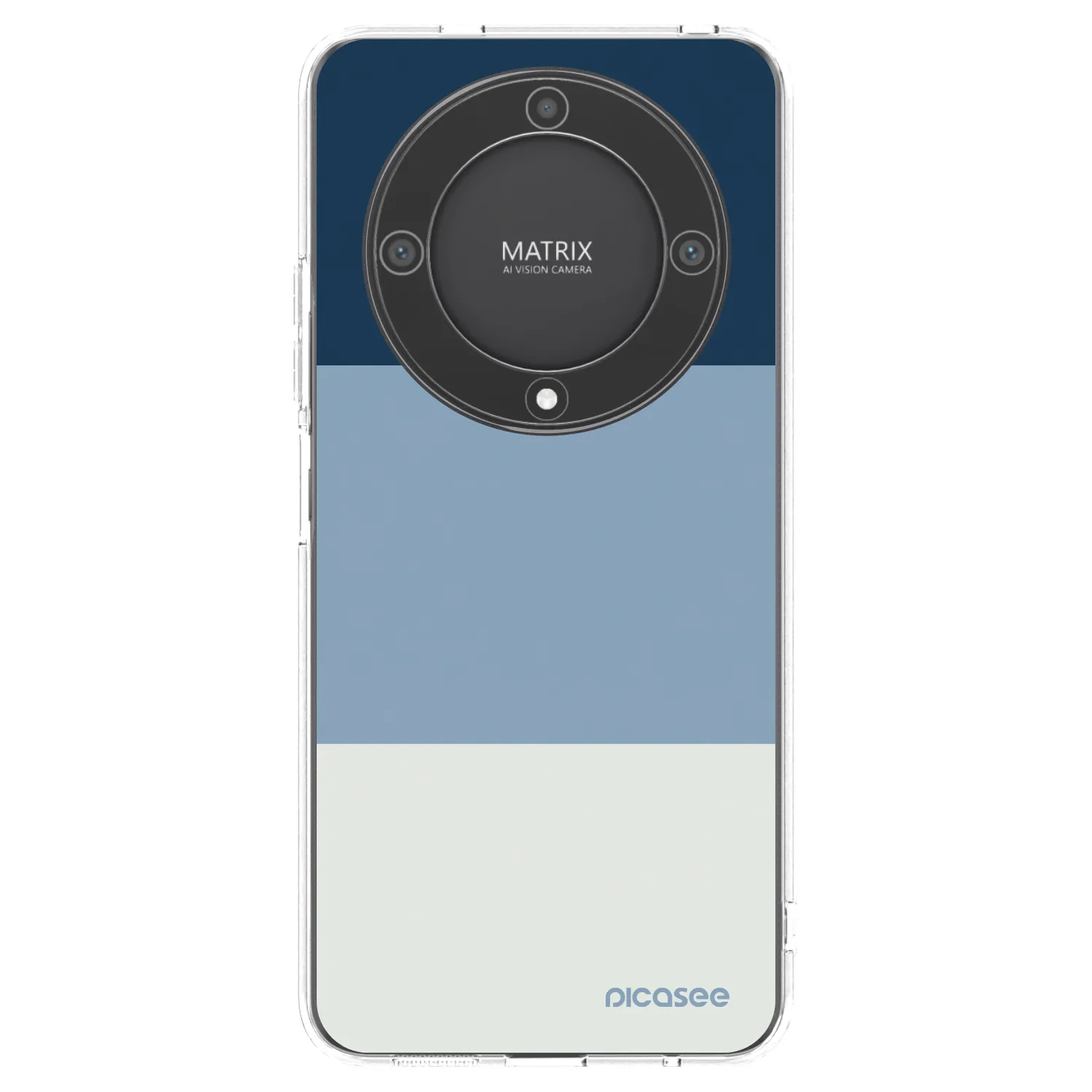 Picasee husă transparentă din silicon pentru Honor Magic5 Lite 5G - Coastal Blue