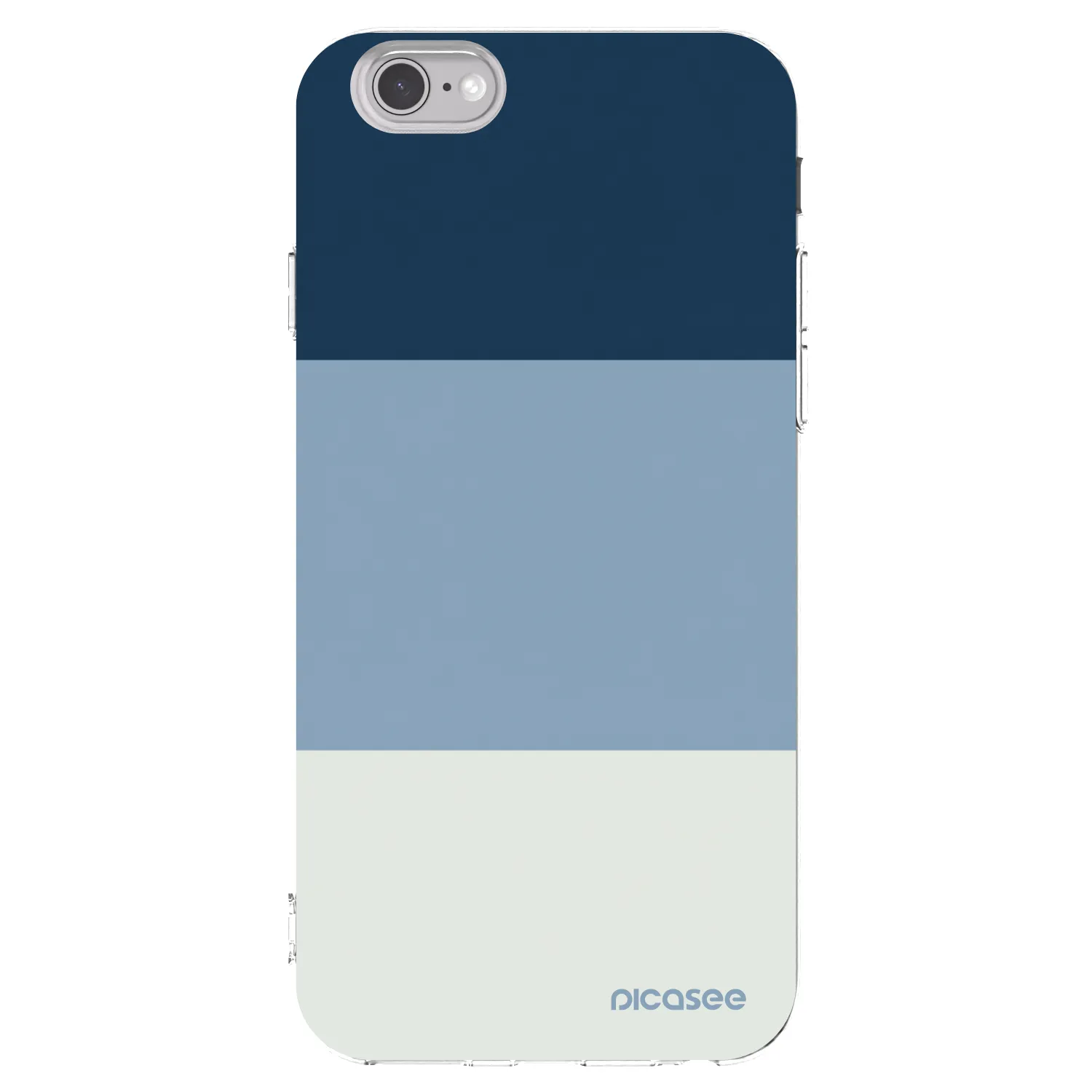 Picasee husă transparentă din silicon pentru Apple iPhone 6/6S - Coastal Blue