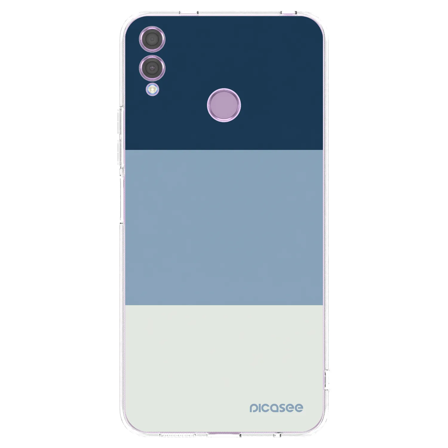 Picasee husă transparentă din silicon pentru Honor 8X - Coastal Blue