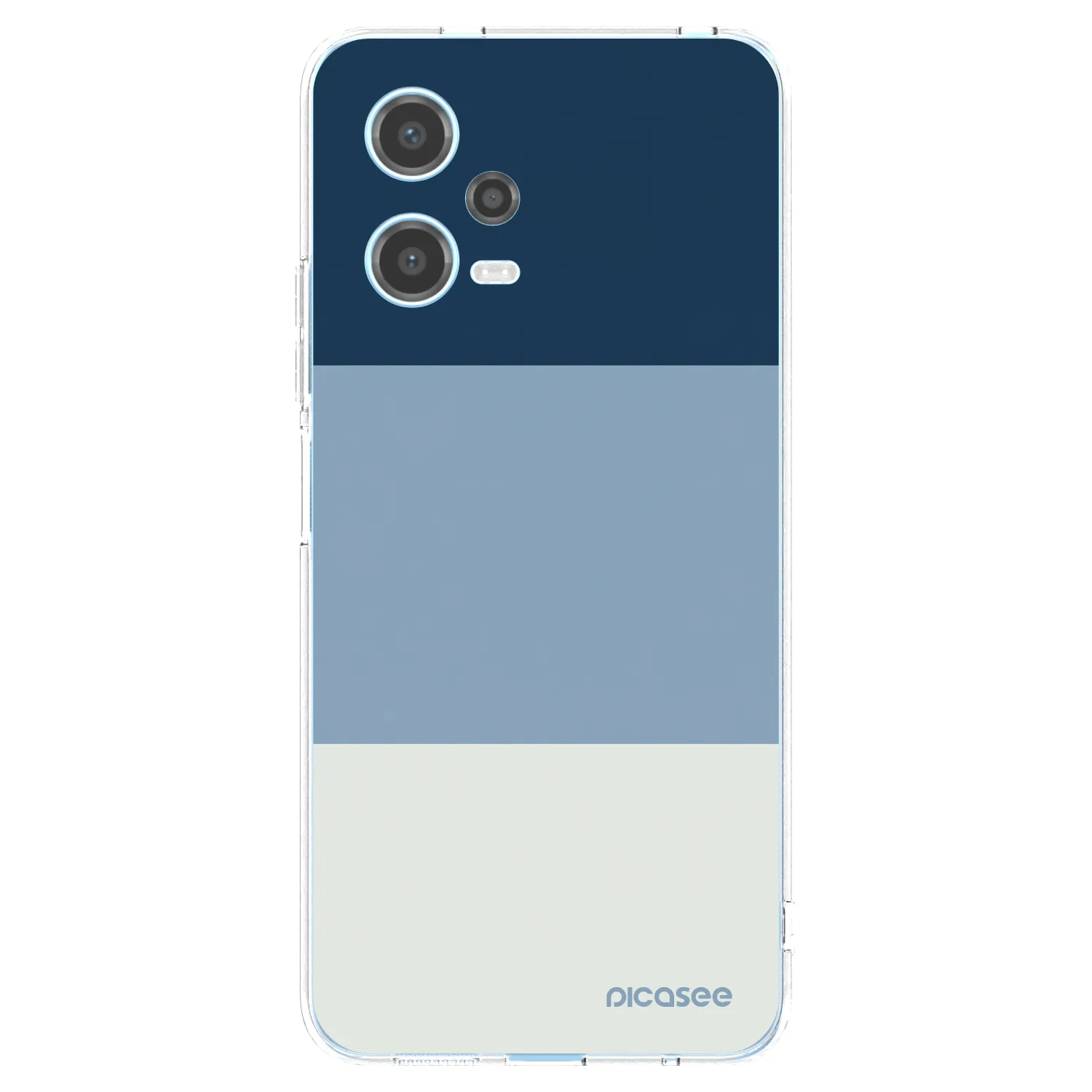 Picasee husă transparentă din silicon pentru Xiaomi Redmi Note 12 5G - Coastal Blue