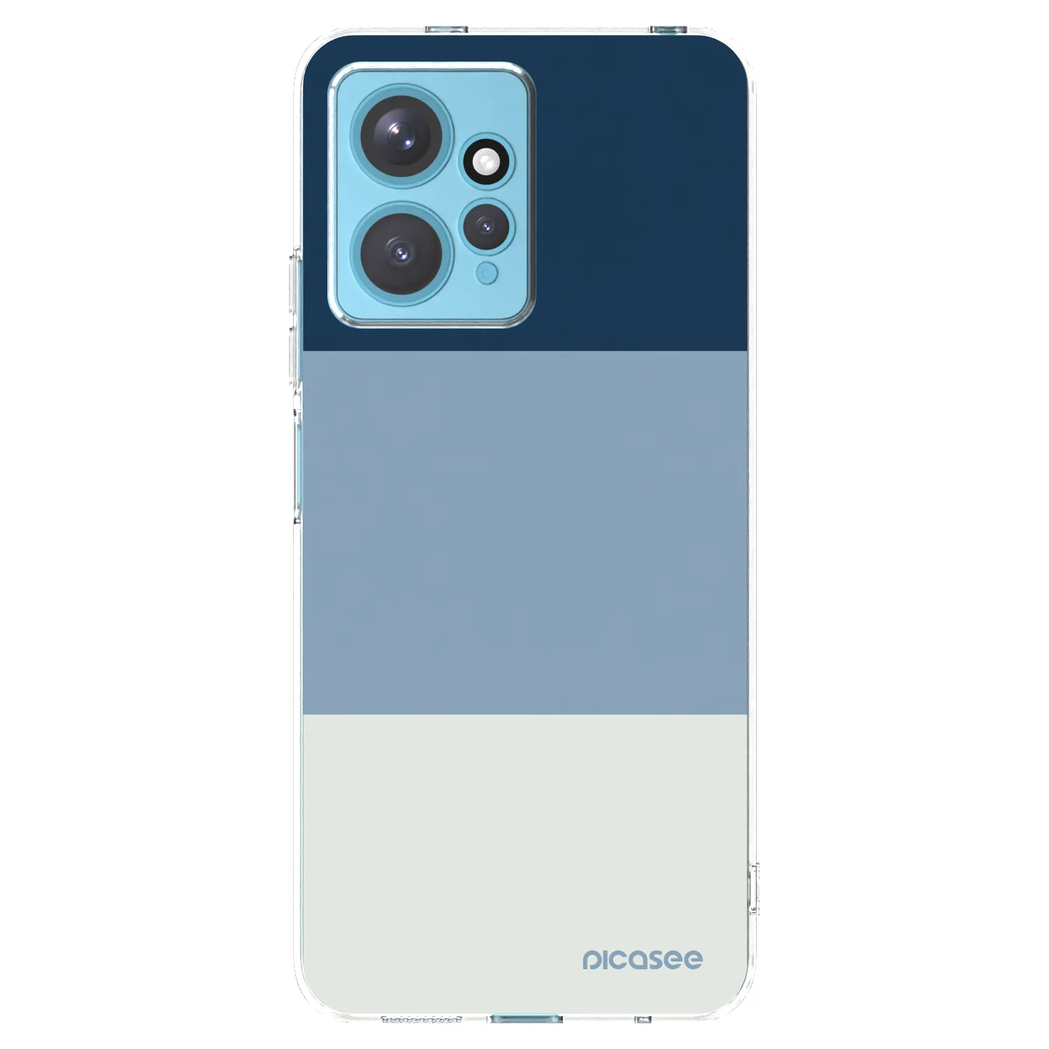Picasee husă transparentă din silicon pentru Xiaomi Redmi Note 12 4G - Coastal Blue