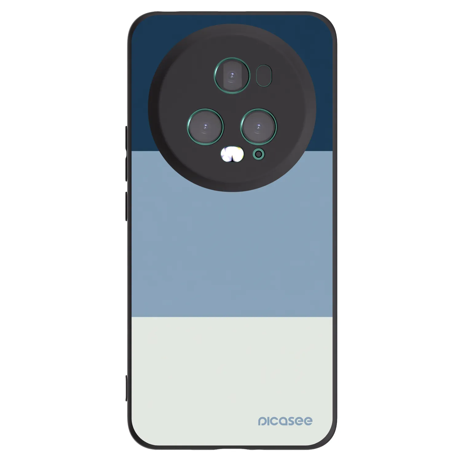 Picasee husă neagră din silicon pentru Honor Magic5 Pro - Coastal Blue