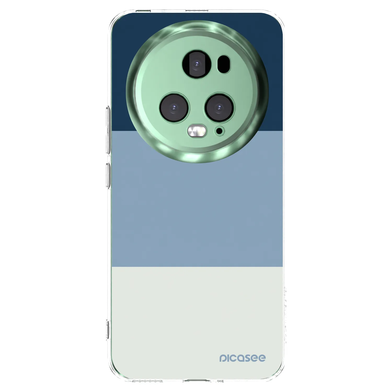 Picasee husă transparentă din silicon pentru Honor Magic5 Pro - Coastal Blue