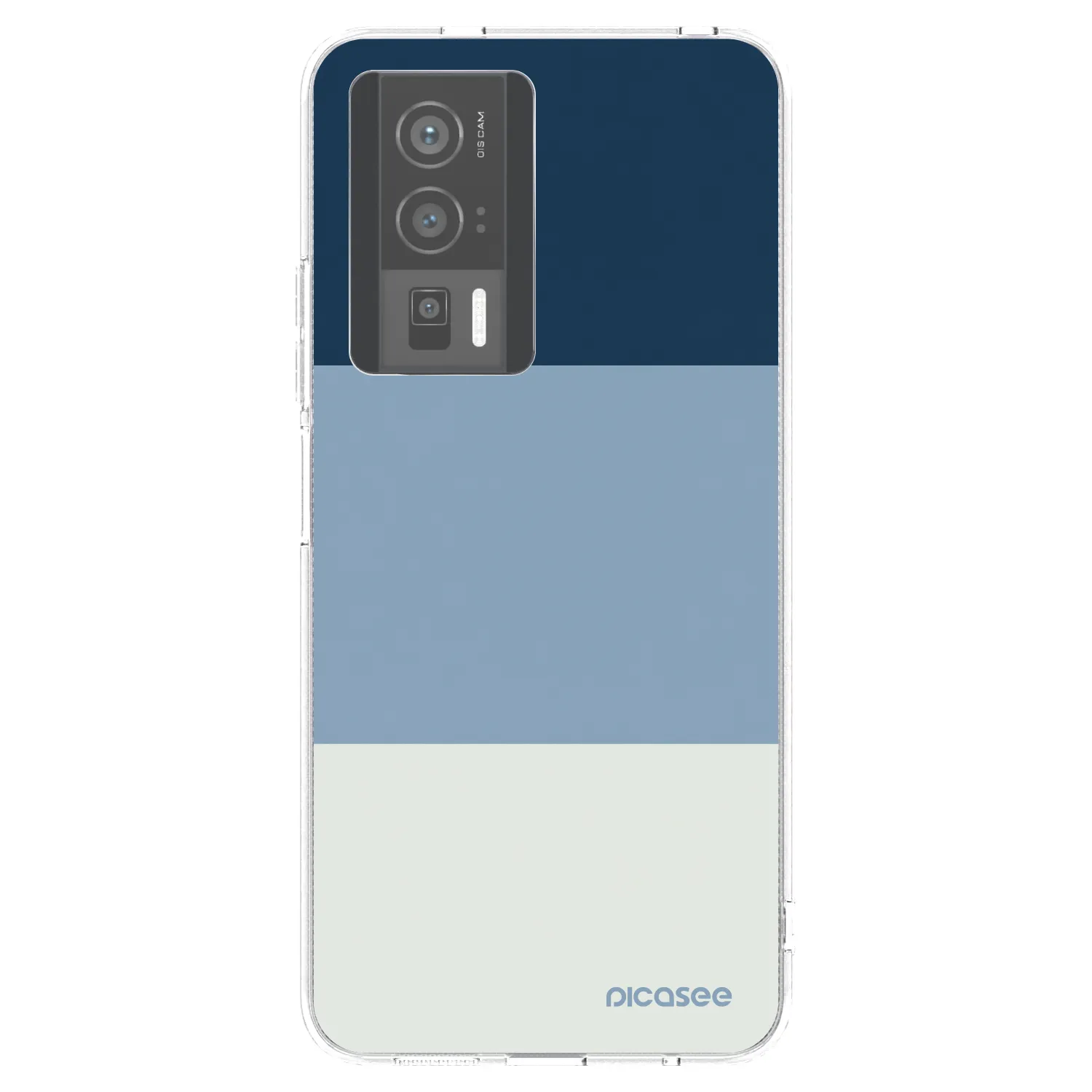 Picasee husă transparentă din silicon pentru Xiaomi Poco F5 Pro 5G - Coastal Blue