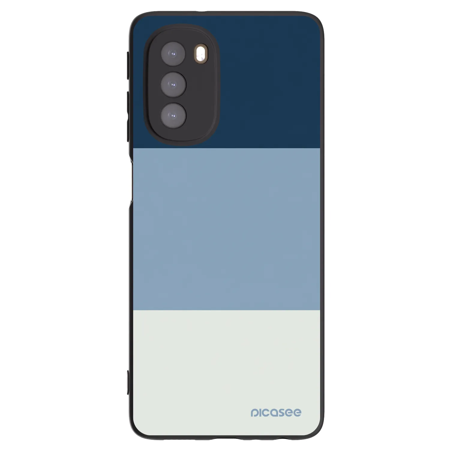 Picasee husă neagră din silicon pentru Motorola Moto G51 - Coastal Blue