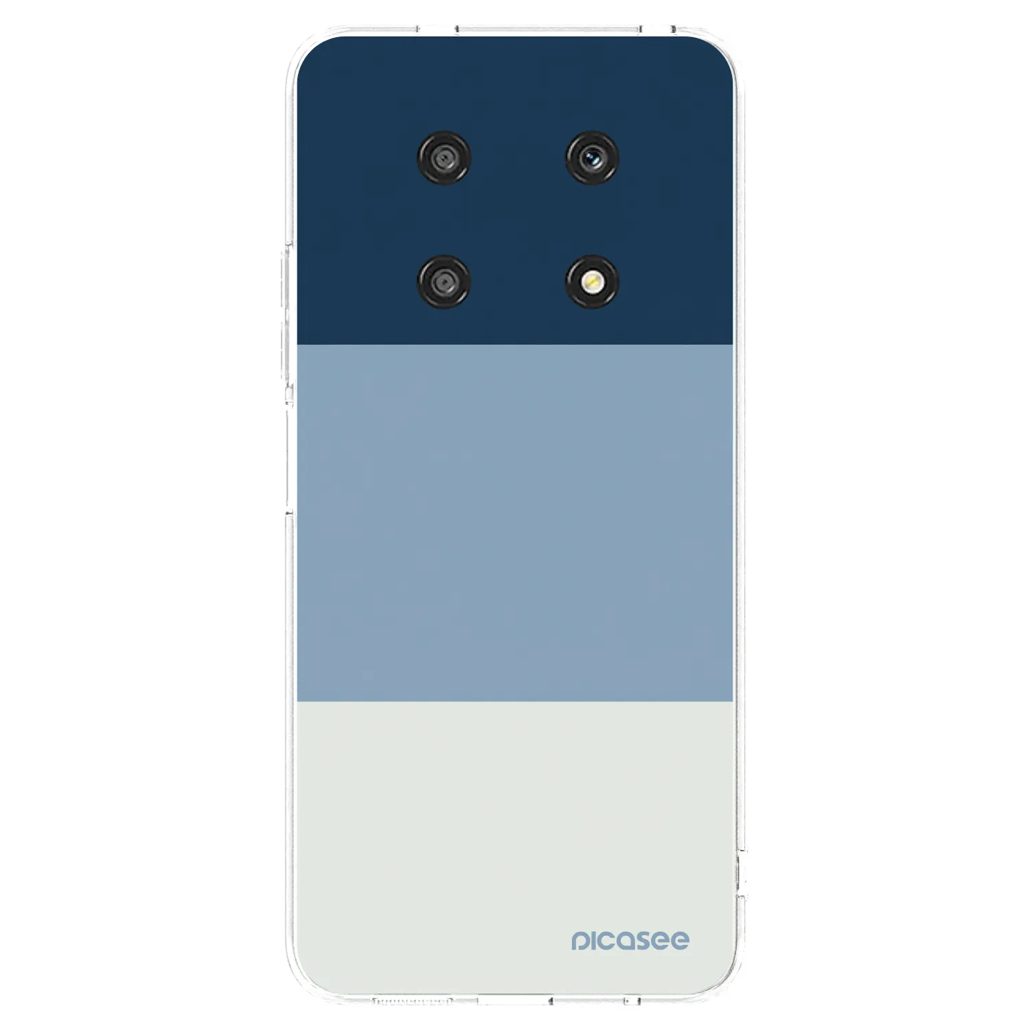 Picasee husă transparentă din silicon pentru Honor Magic4 Lite 5G - Coastal Blue