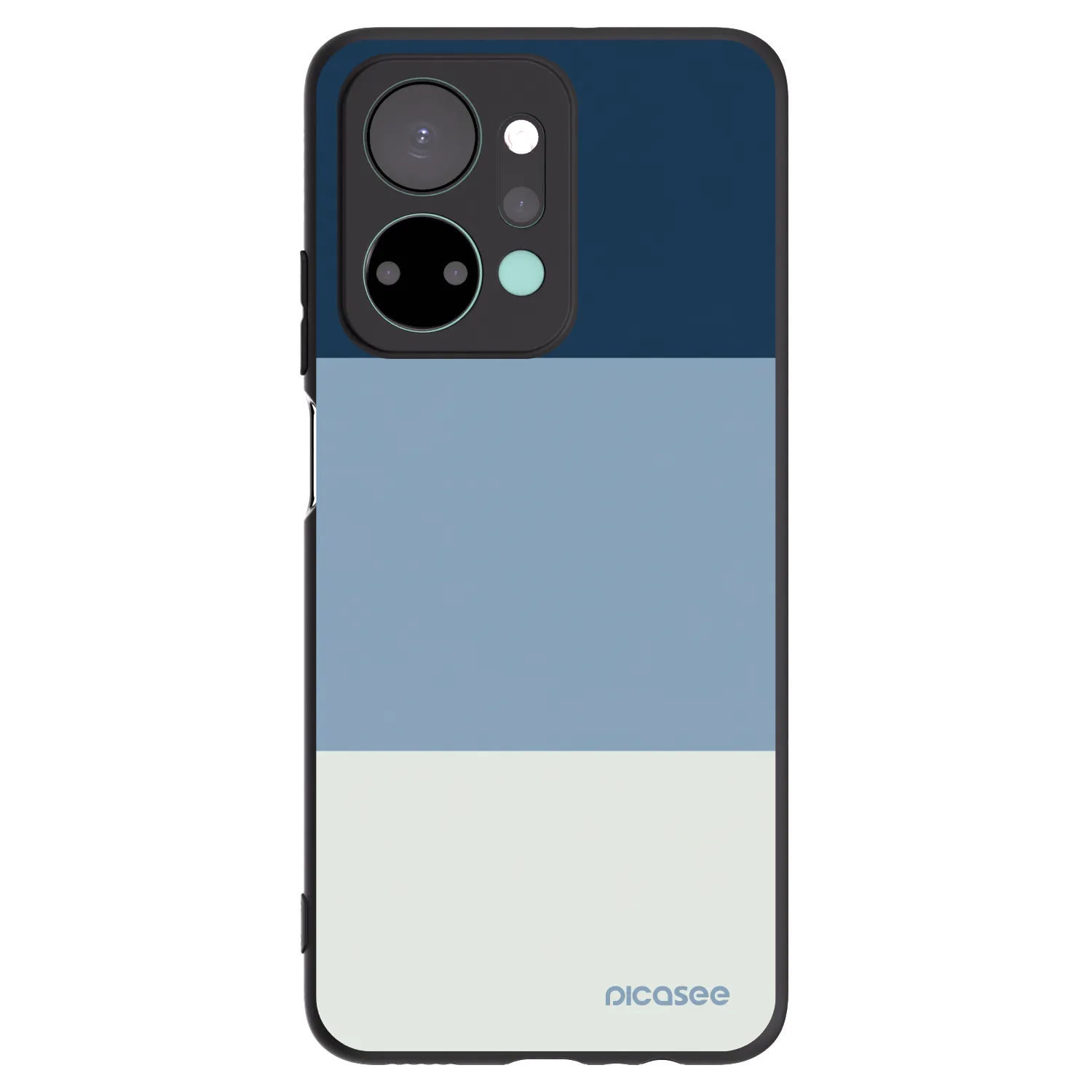 Picasee husă neagră din silicon pentru Honor X7a - Coastal Blue