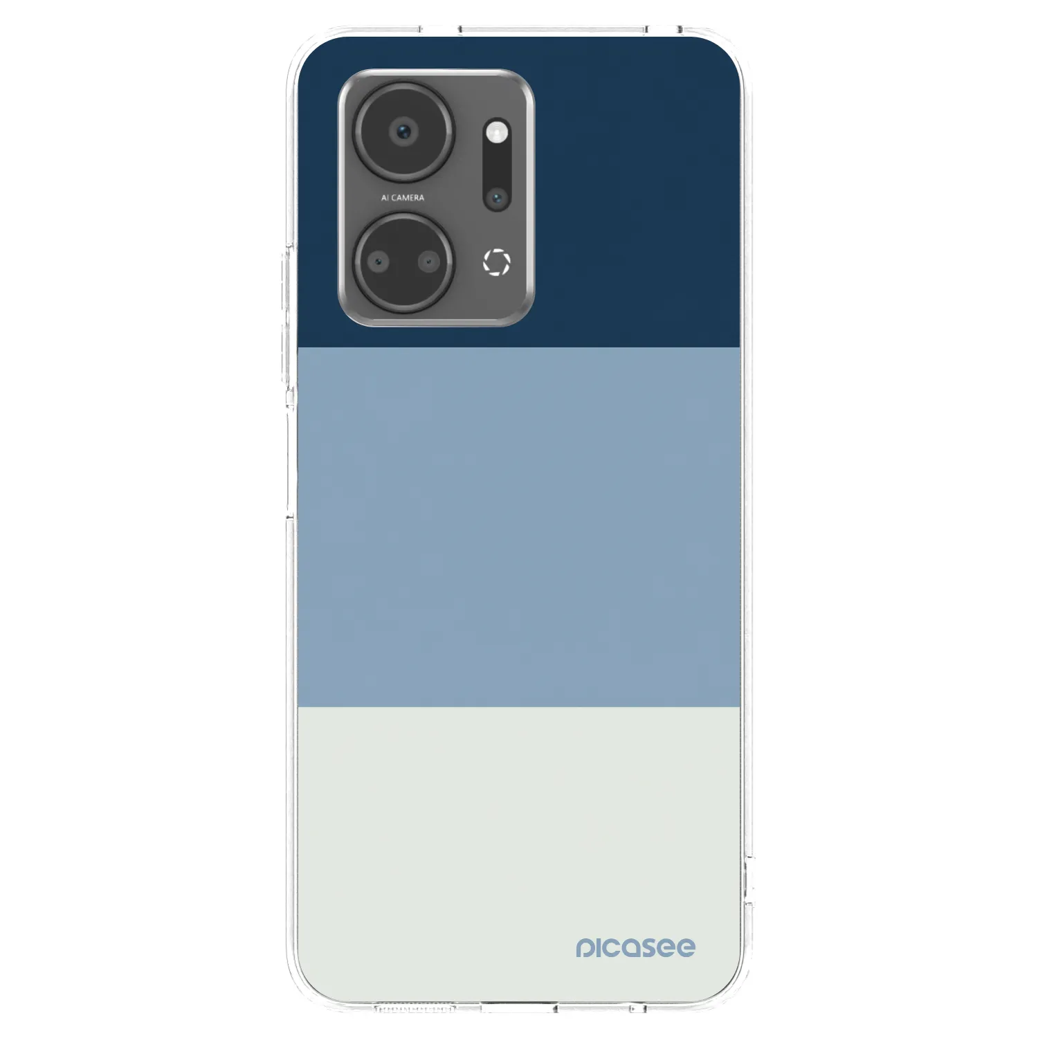 Picasee husă transparentă din silicon pentru Honor X7a - Coastal Blue