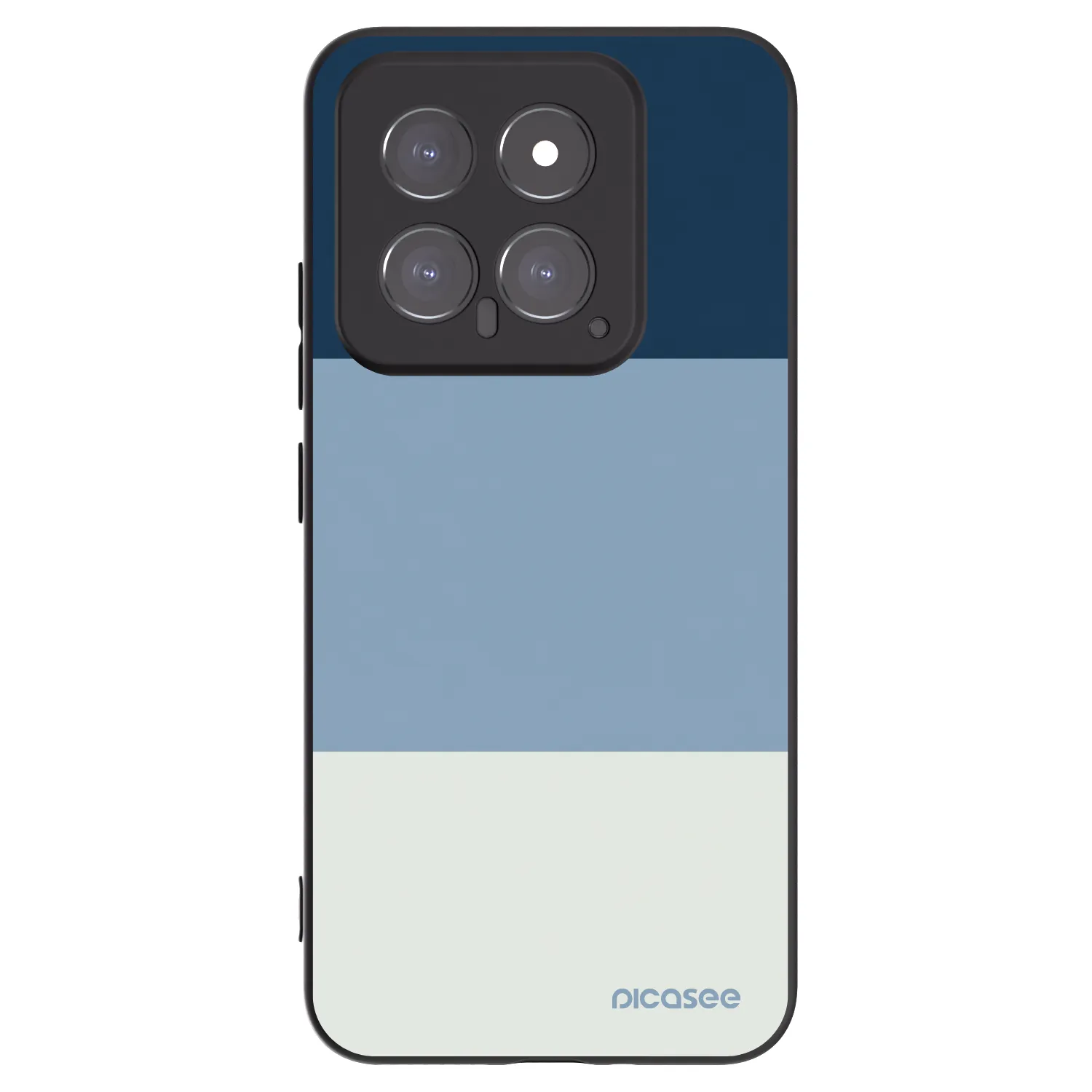 Picasee husă neagră din silicon pentru Xiaomi 14 - Coastal Blue