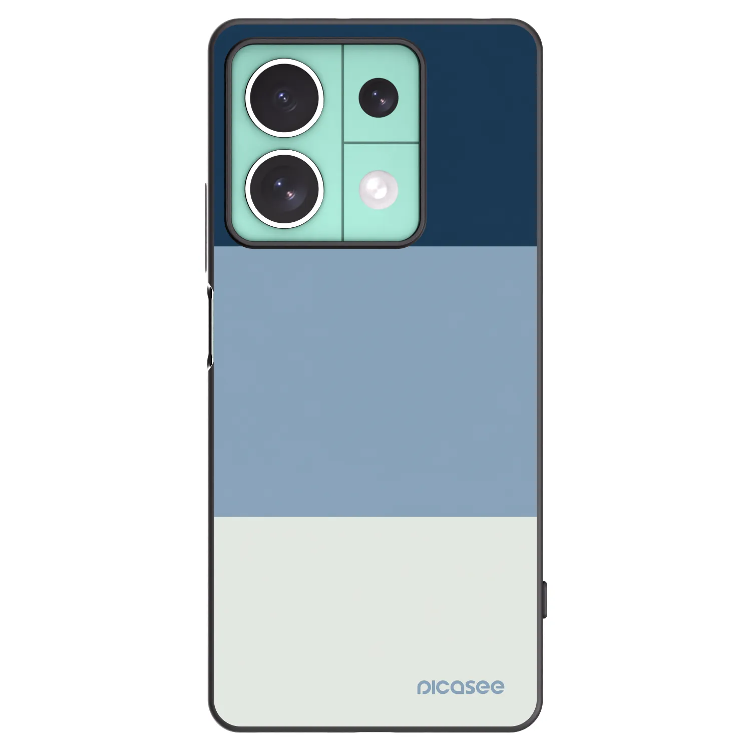 Picasee husă neagră din silicon pentru Xiaomi Redmi Note 13 5G - Coastal Blue