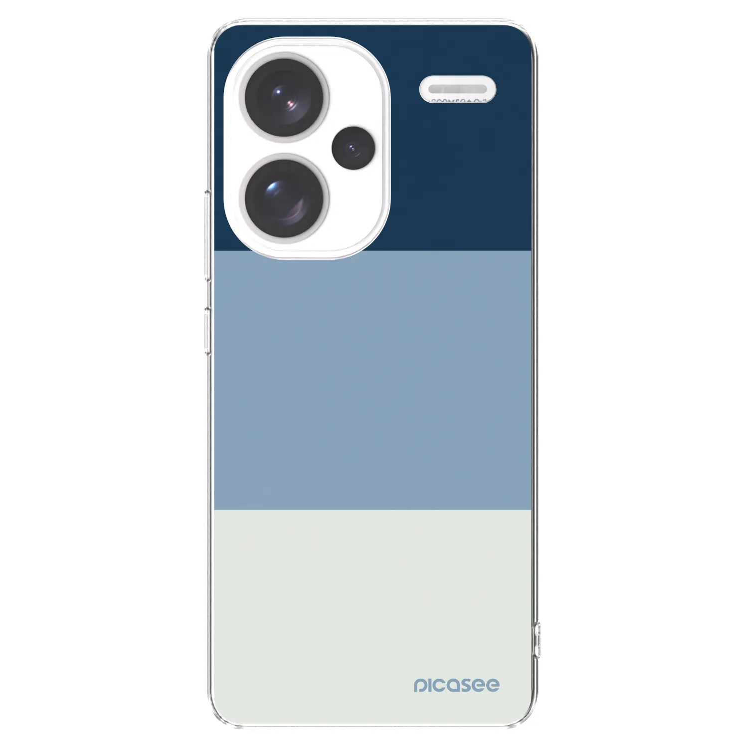 Picasee husă transparentă din silicon pentru Xiaomi Redmi Note 13 Pro+ 5G - Coastal Blue