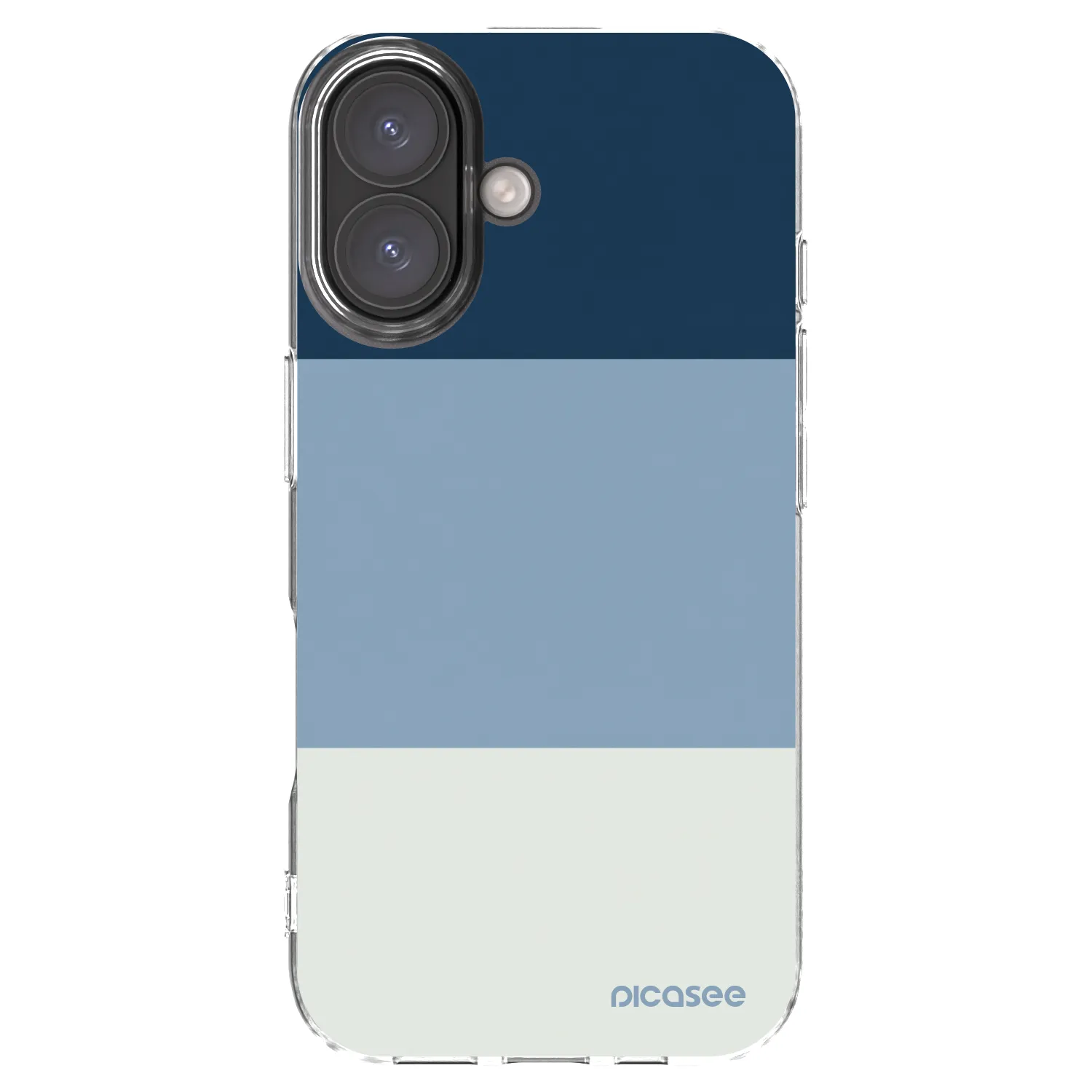 Picasee husă transparentă din silicon pentru Apple iPhone 16 - Coastal Blue