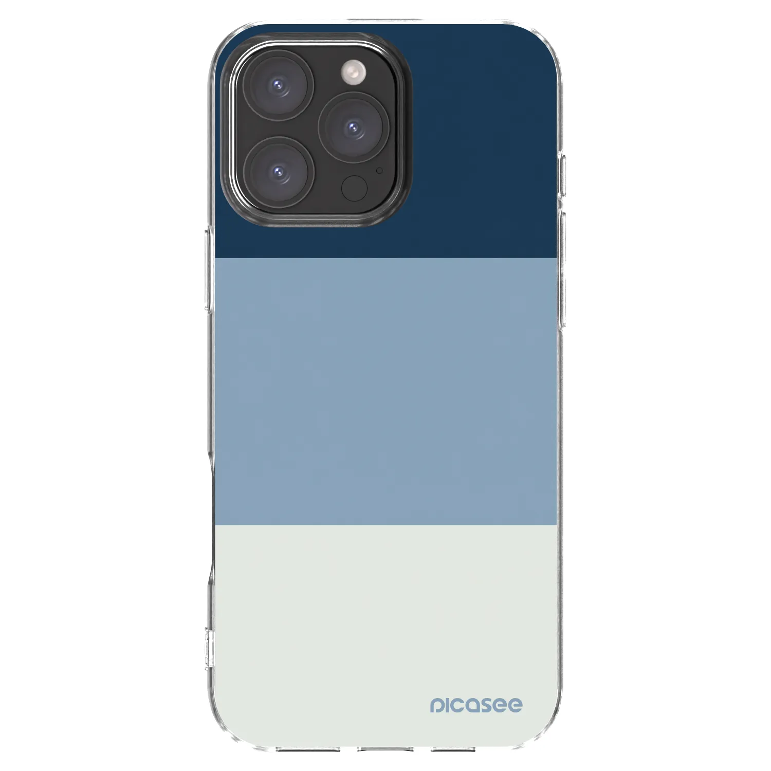 Picasee husă transparentă din silicon pentru Apple iPhone 16 Pro Max - Coastal Blue
