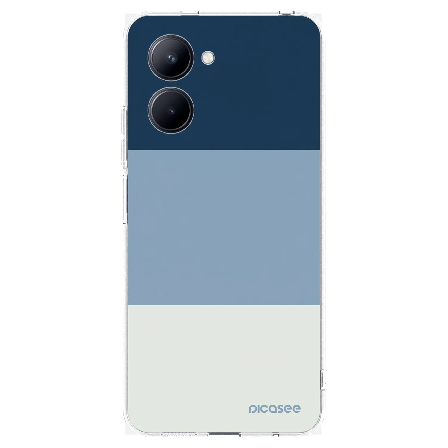 Picasee husă transparentă din silicon pentru Realme C33 (2023) - Coastal Blue