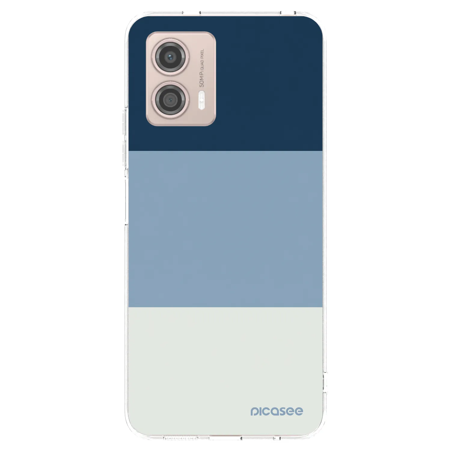 Picasee husă transparentă din silicon pentru Motorola Moto G53 5G - Coastal Blue