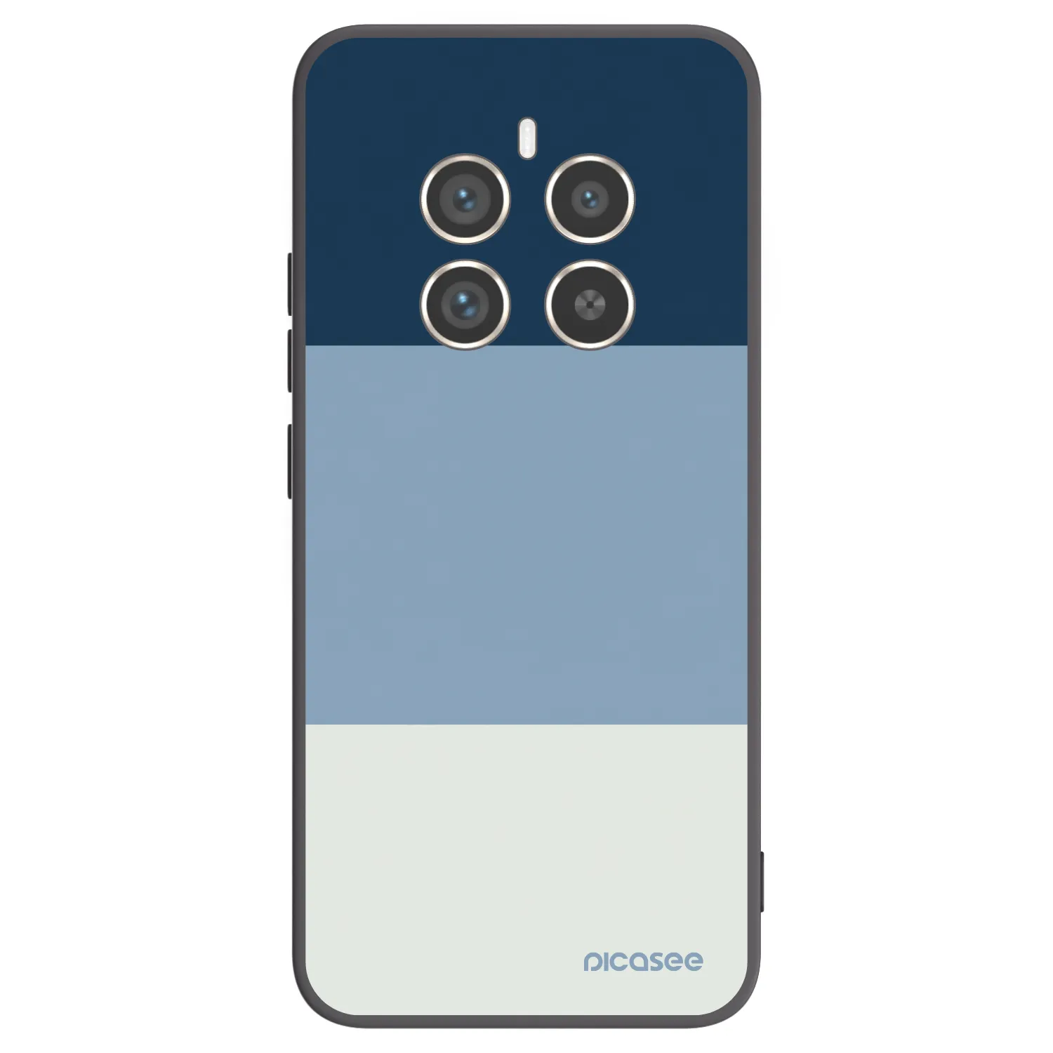 Picasee husă neagră din silicon pentru Realme 12 Pro 5G - Coastal Blue