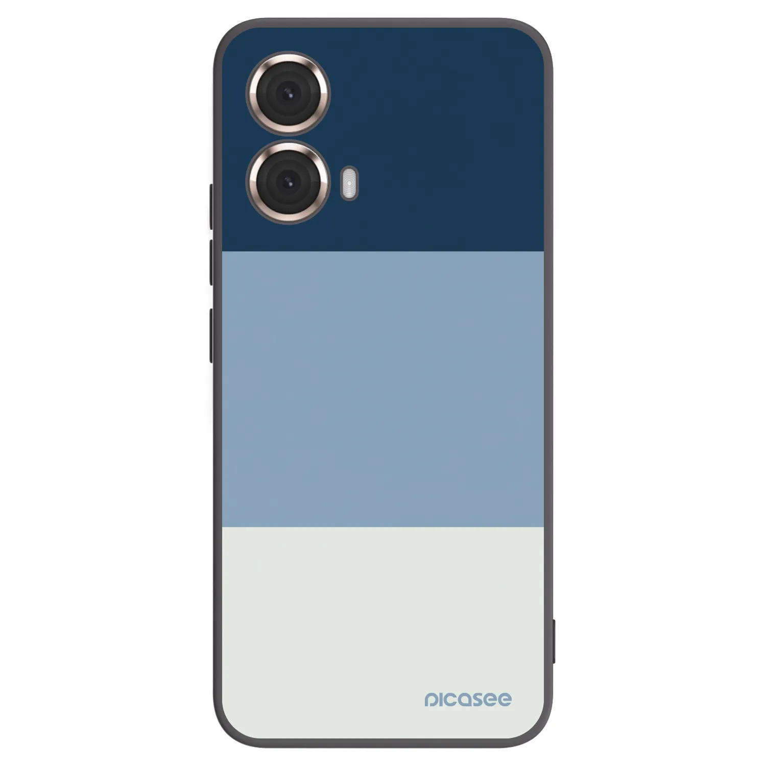 Picasee husă neagră din silicon pentru Motorola Moto G85 - Coastal Blue