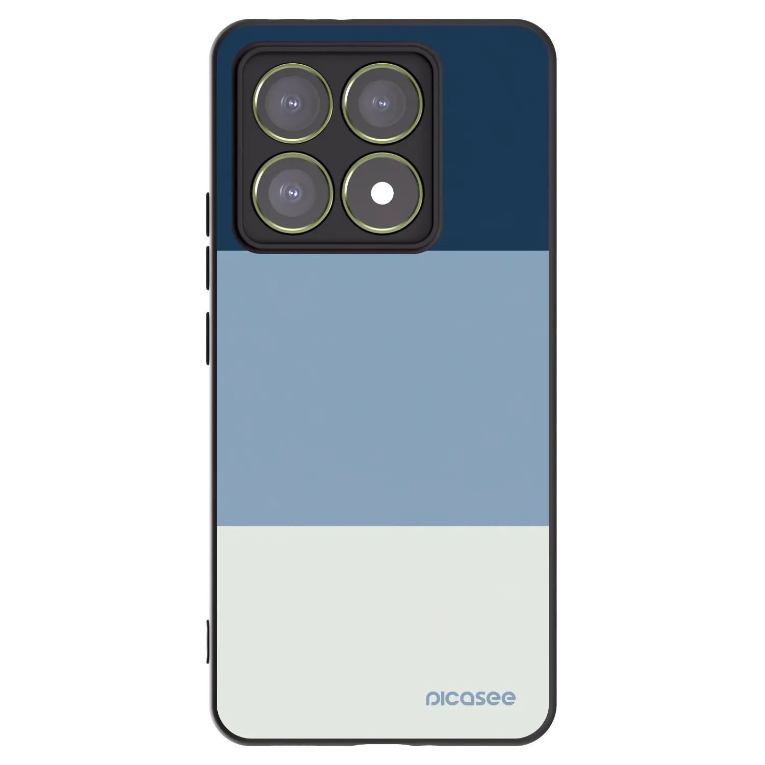 Picasee husă neagră din silicon pentru Xiaomi 14T - Coastal Blue