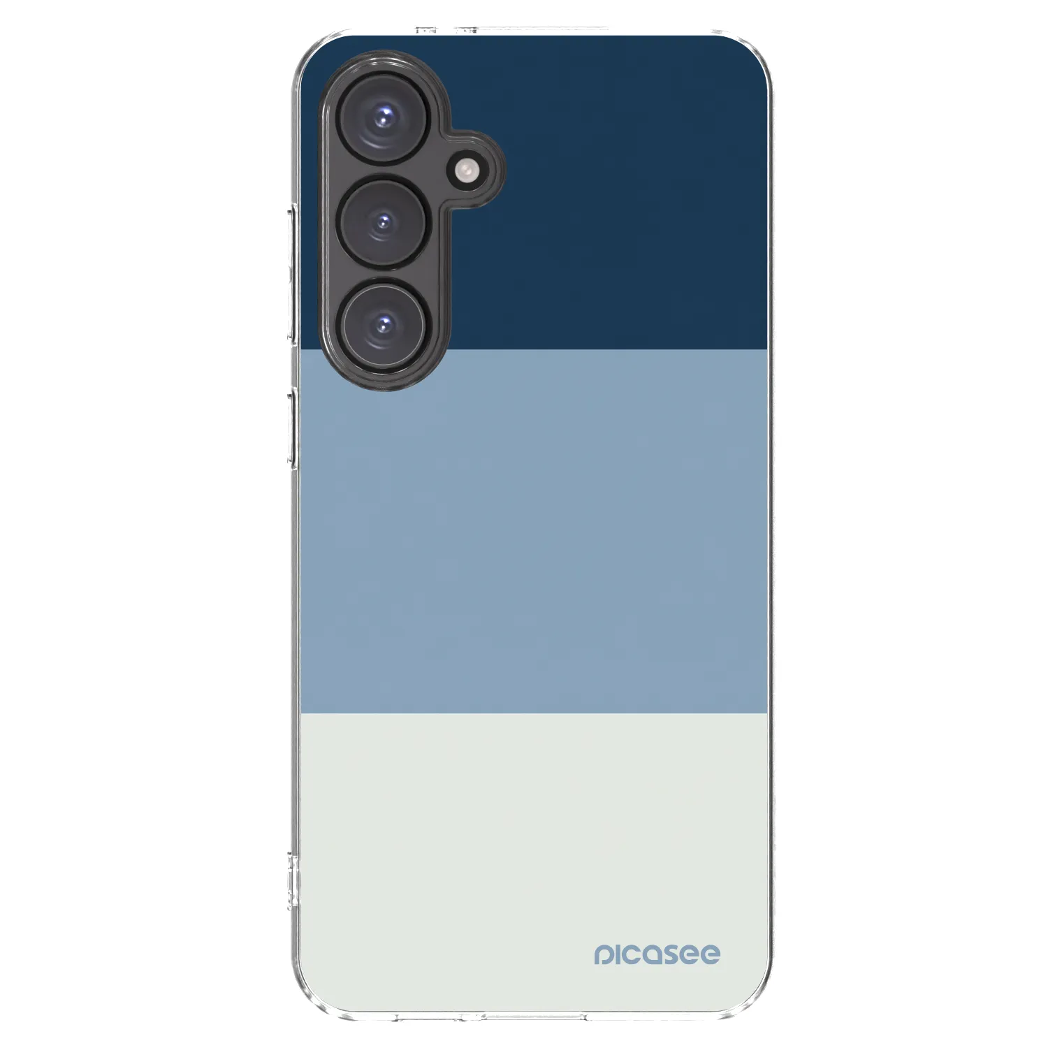 Picasee husă transparentă din silicon pentru Samsung Galaxy S24 FE S721B - Coastal Blue