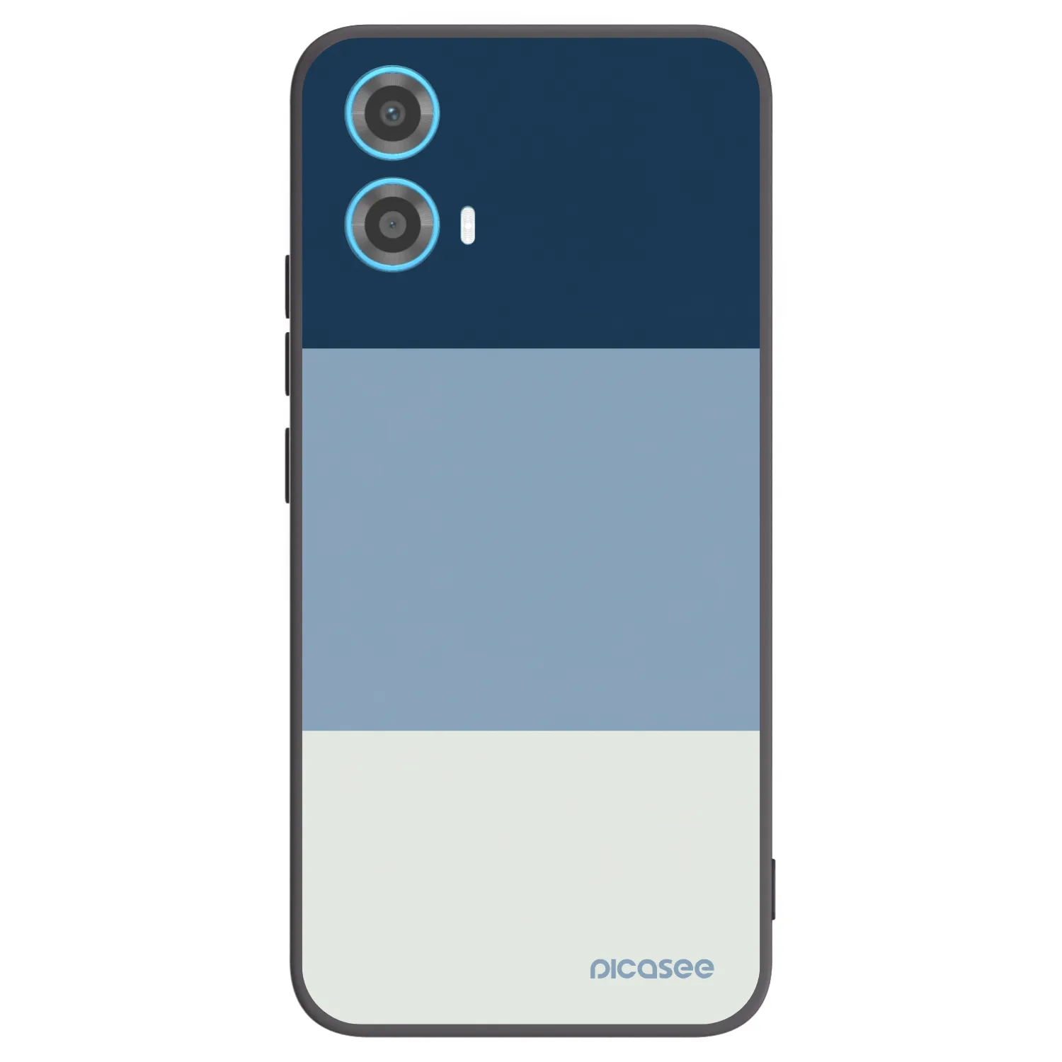 Picasee husă neagră din silicon pentru Motorola Moto G34 5G - Coastal Blue