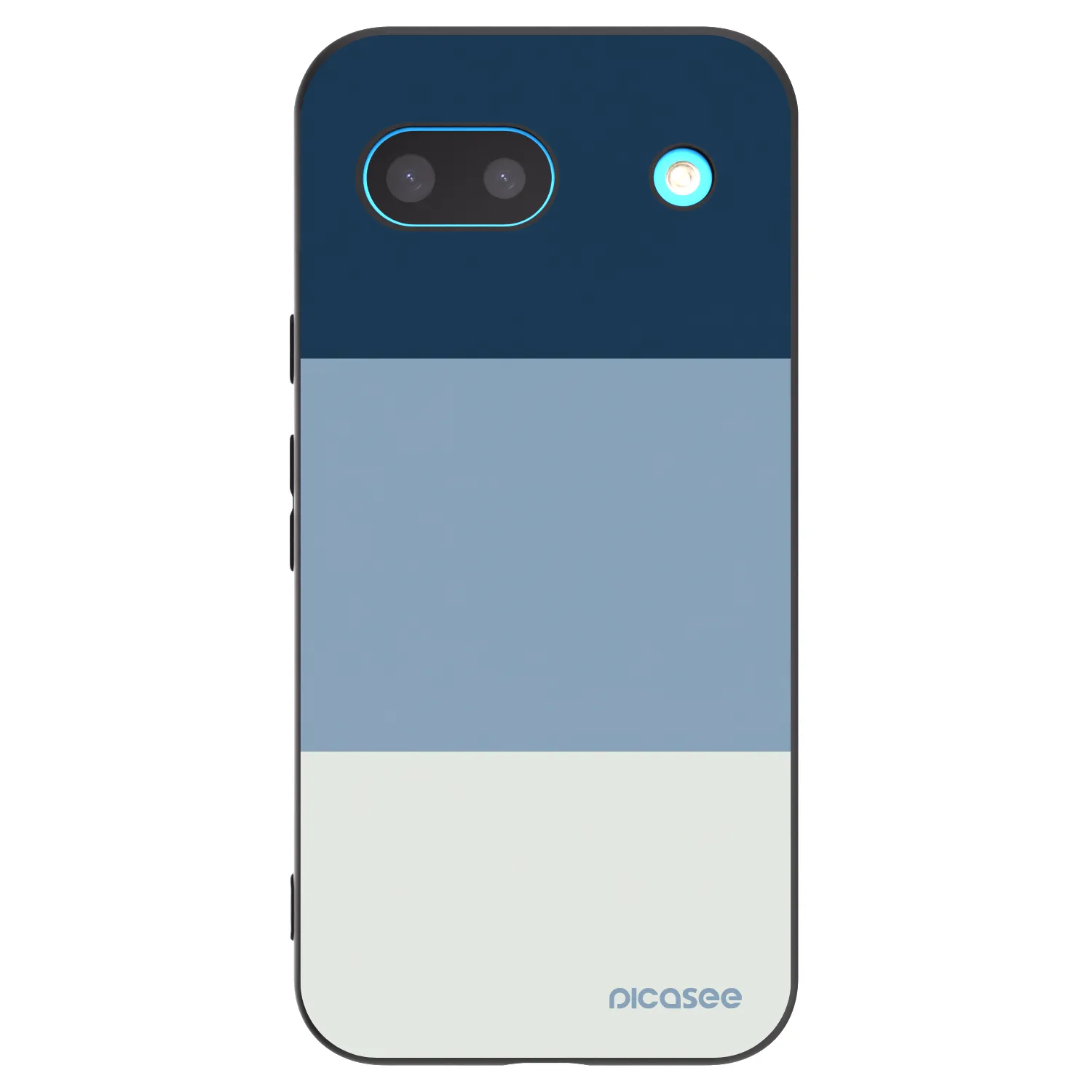 Picasee husă neagră din silicon pentru Google Pixel 8 - Coastal Blue