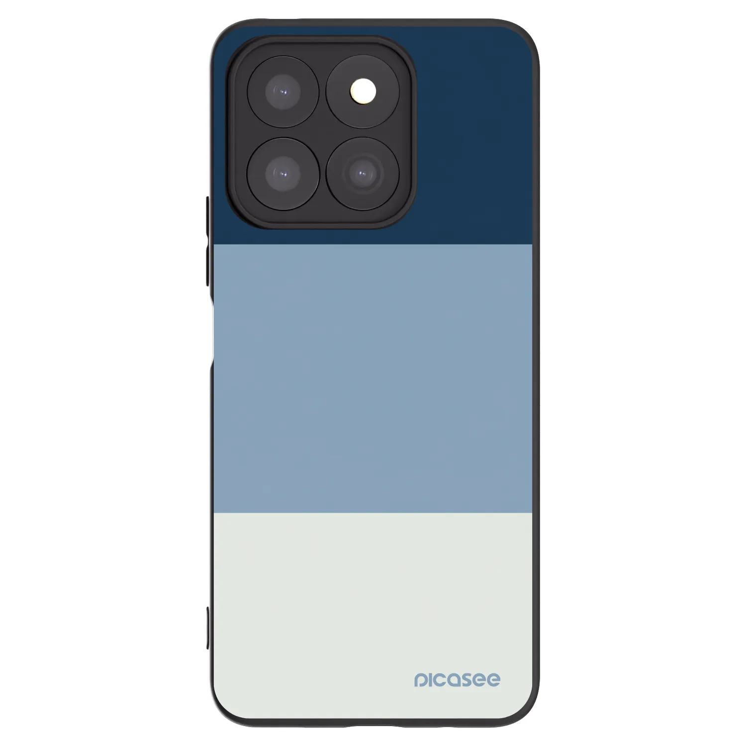Picasee husă neagră din silicon pentru Honor X8c - Coastal Blue