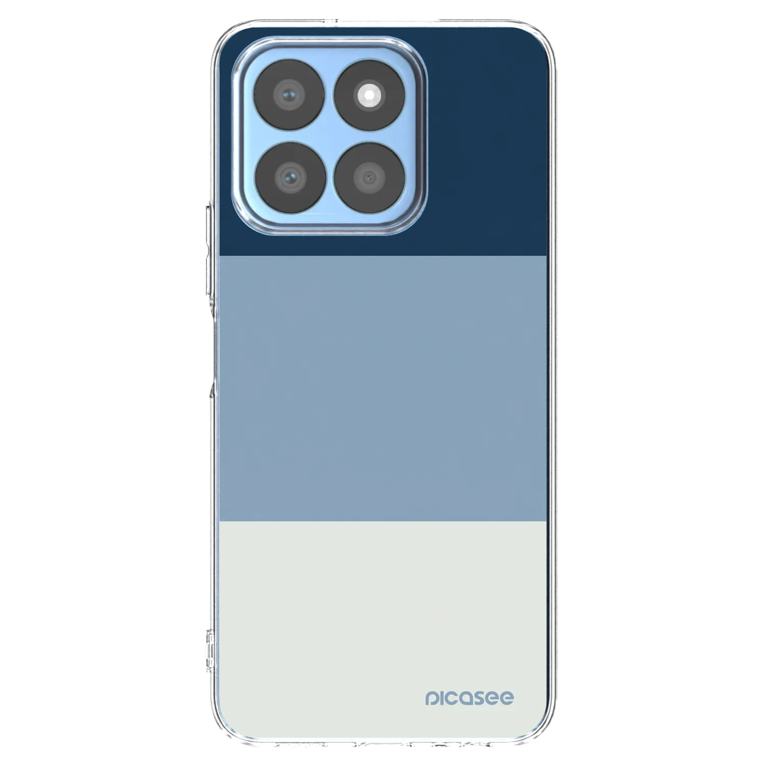 Picasee husă transparentă din silicon pentru Honor X8c - Coastal Blue