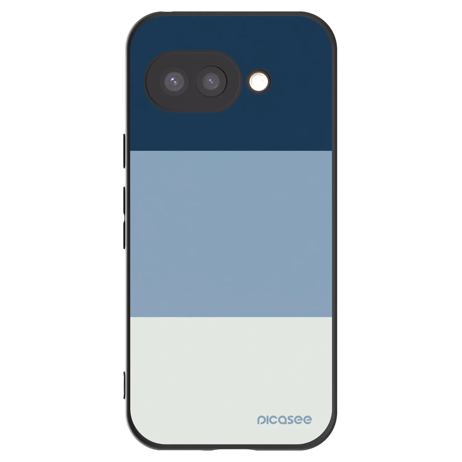 Picasee husă neagră din silicon pentru Google Pixel 9a - Coastal Blue