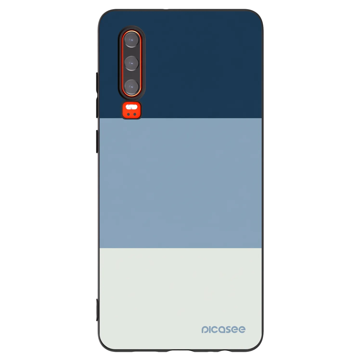 Picasee husă neagră din silicon pentru Huawei P30 - Coastal Blue