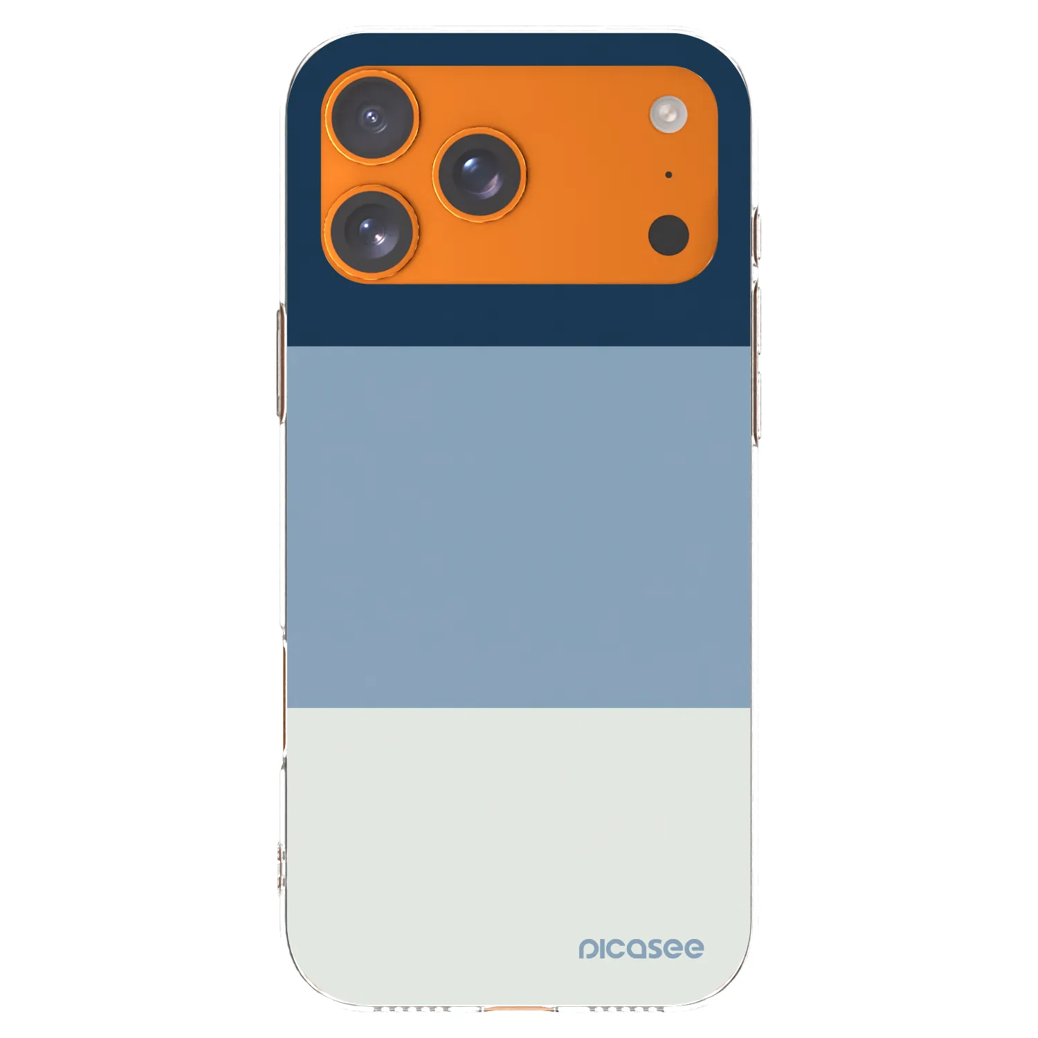 Picasee husă transparentă din silicon pentru Apple iPhone 17 Pro Max - Coastal Blue