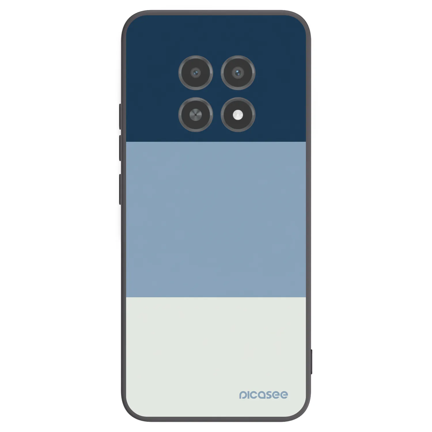 Picasee husă neagră din silicon pentru Realme 12X - Coastal Blue