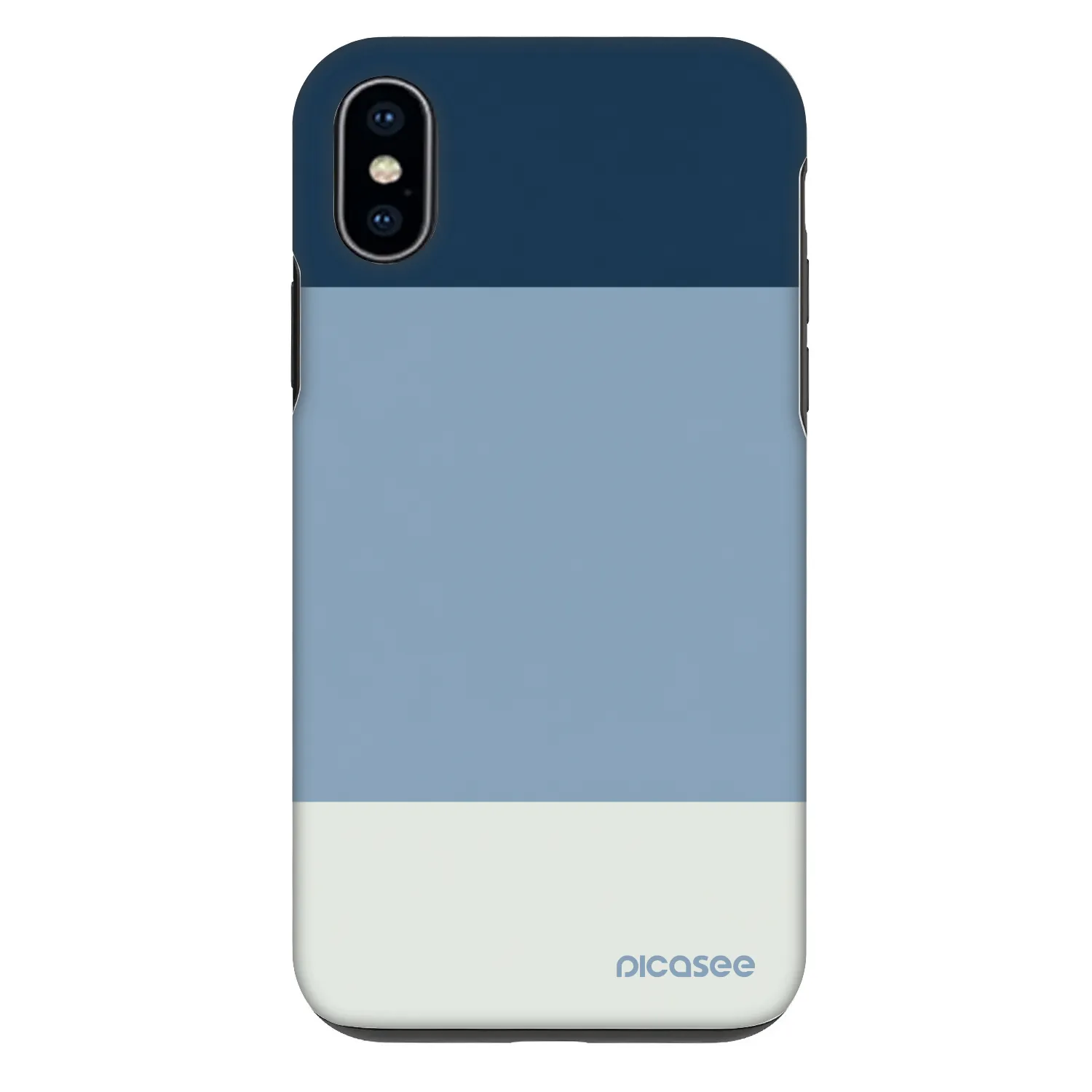 Picasee Fashion Case pentru Apple iPhone X/XS - Coastal Blue