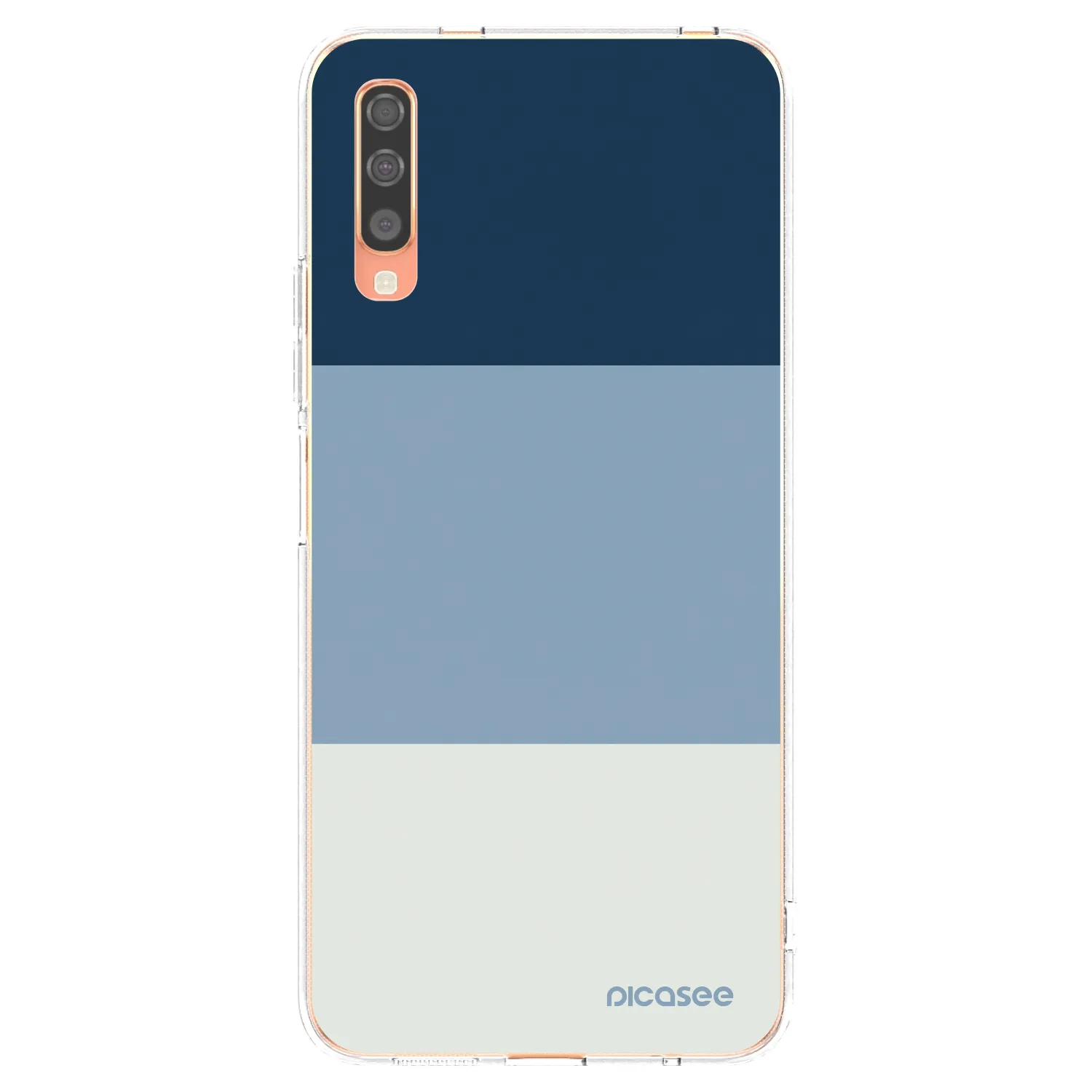 Picasee husă transparentă din silicon pentru Samsung Galaxy A70 A705F - Coastal Blue