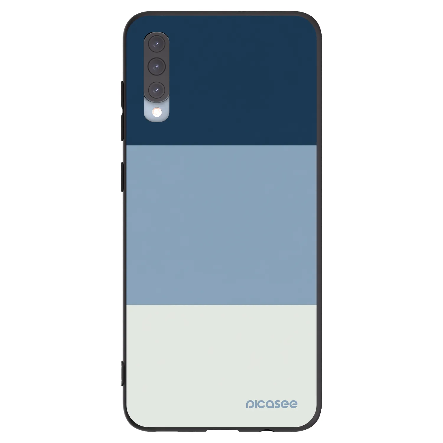Picasee husă neagră din silicon pentru Samsung Galaxy A70 A705F - Coastal Blue