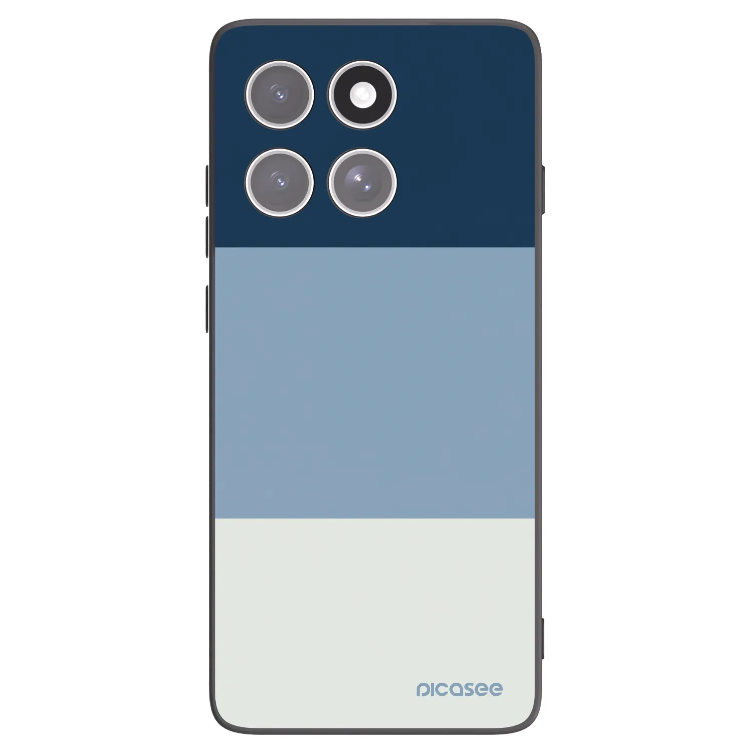 Picasee husă neagră din silicon pentru Motorola Edge 60 Pro - Coastal Blue