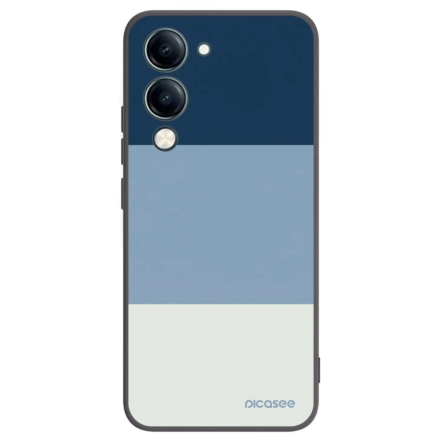 Picasee husă neagră din silicon pentru Vivo Y29s 5G - Coastal Blue