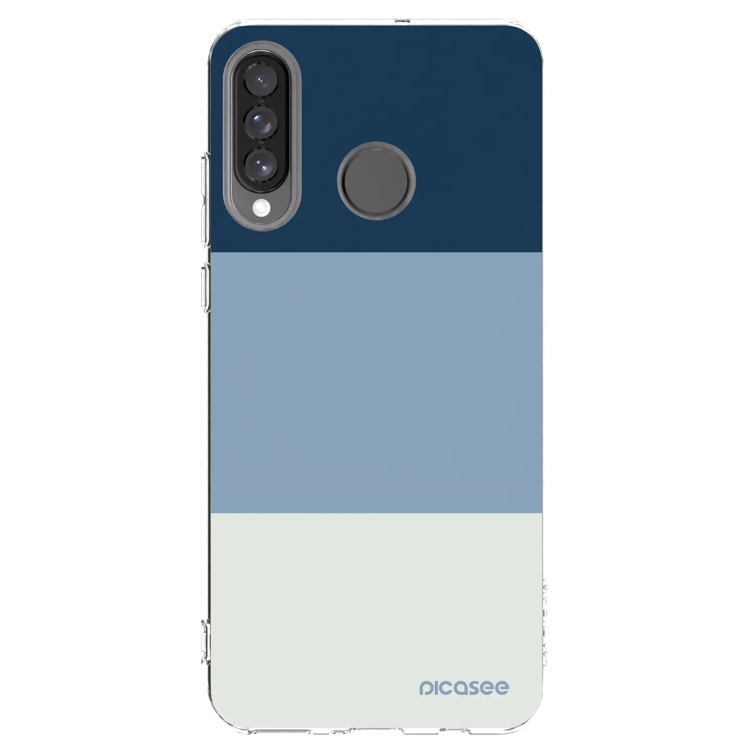Picasee husă transparentă din silicon pentru Huawei P30 Lite - Coastal Blue