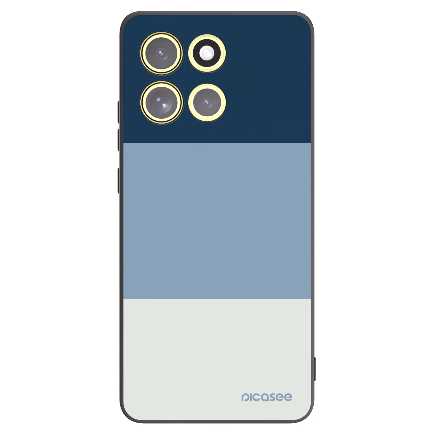 Picasee husă neagră din silicon pentru Motorola Moto G86 Power 5G - Coastal Blue