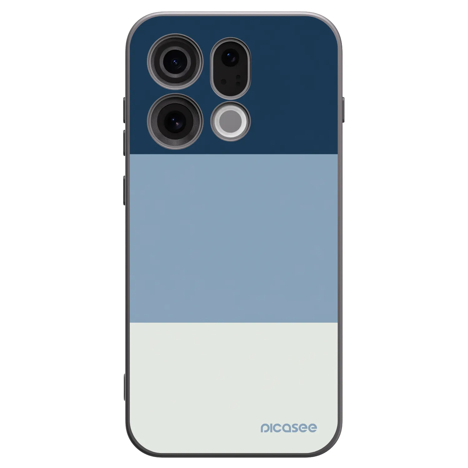 Picasee husă neagră din silicon pentru OPPO Find X9 - Coastal Blue