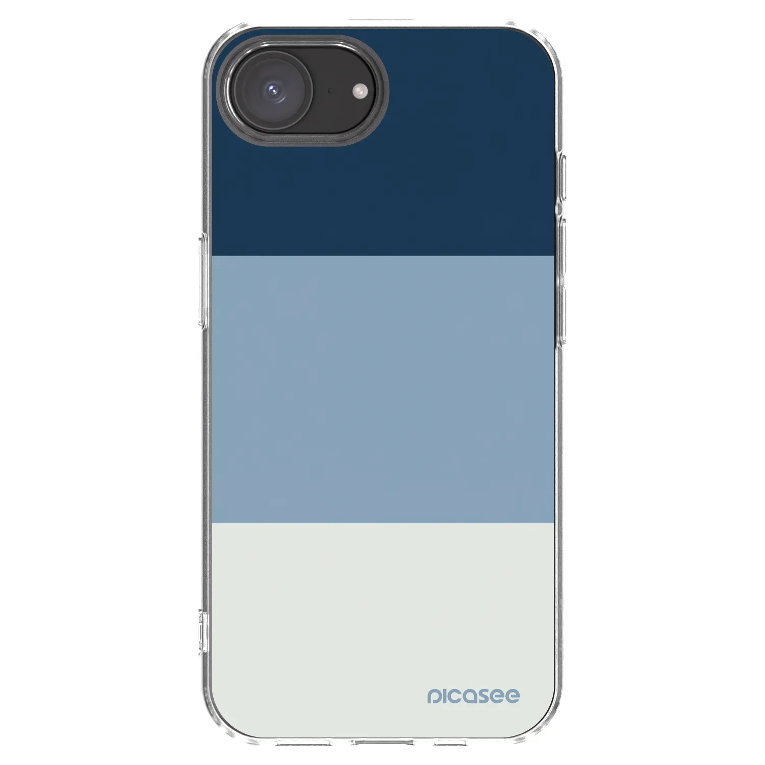 Picasee husă transparentă din silicon pentru Apple iPhone 17e - Coastal Blue
