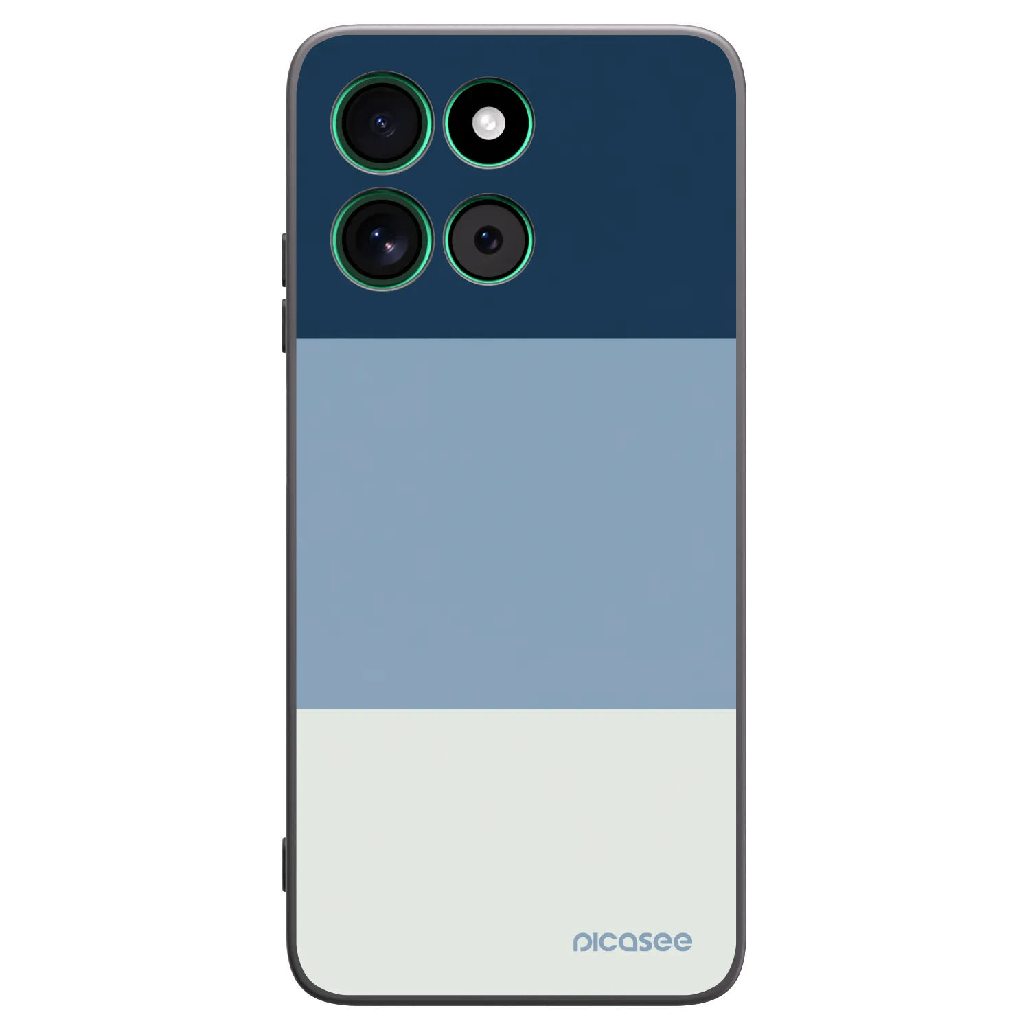 Picasee husă neagră din silicon pentru Motorola Moto G57 Power - Coastal Blue