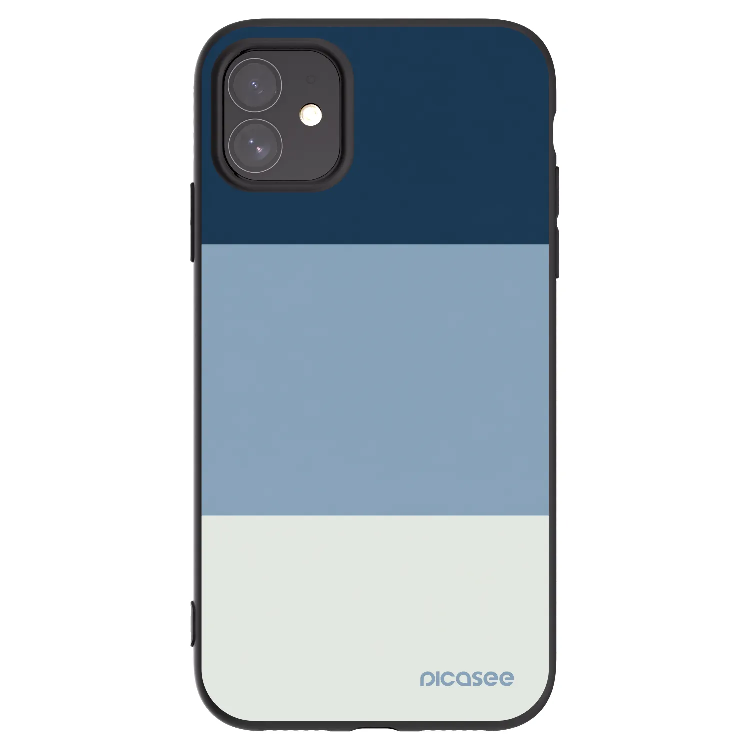 Picasee husă neagră din silicon pentru Apple iPhone 11 - Coastal Blue