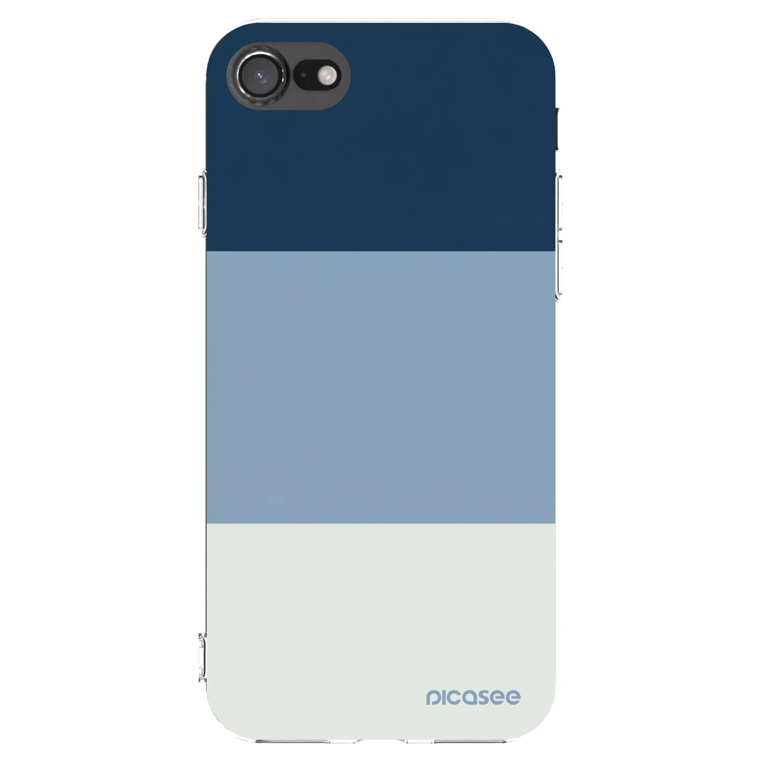 Picasee husă transparentă din silicon pentru Apple iPhone 8 - Coastal Blue
